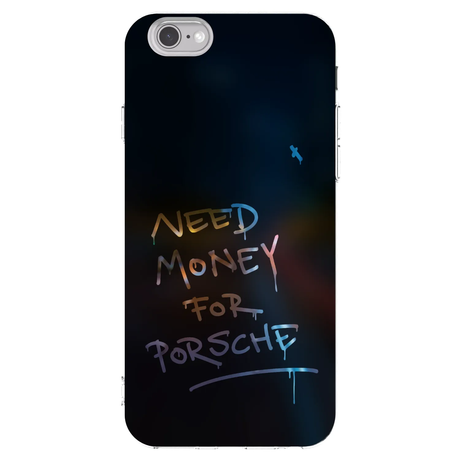 Picasee Apple iPhone 6/6S Hülle - Transparentes Silikon - Neon Nights
