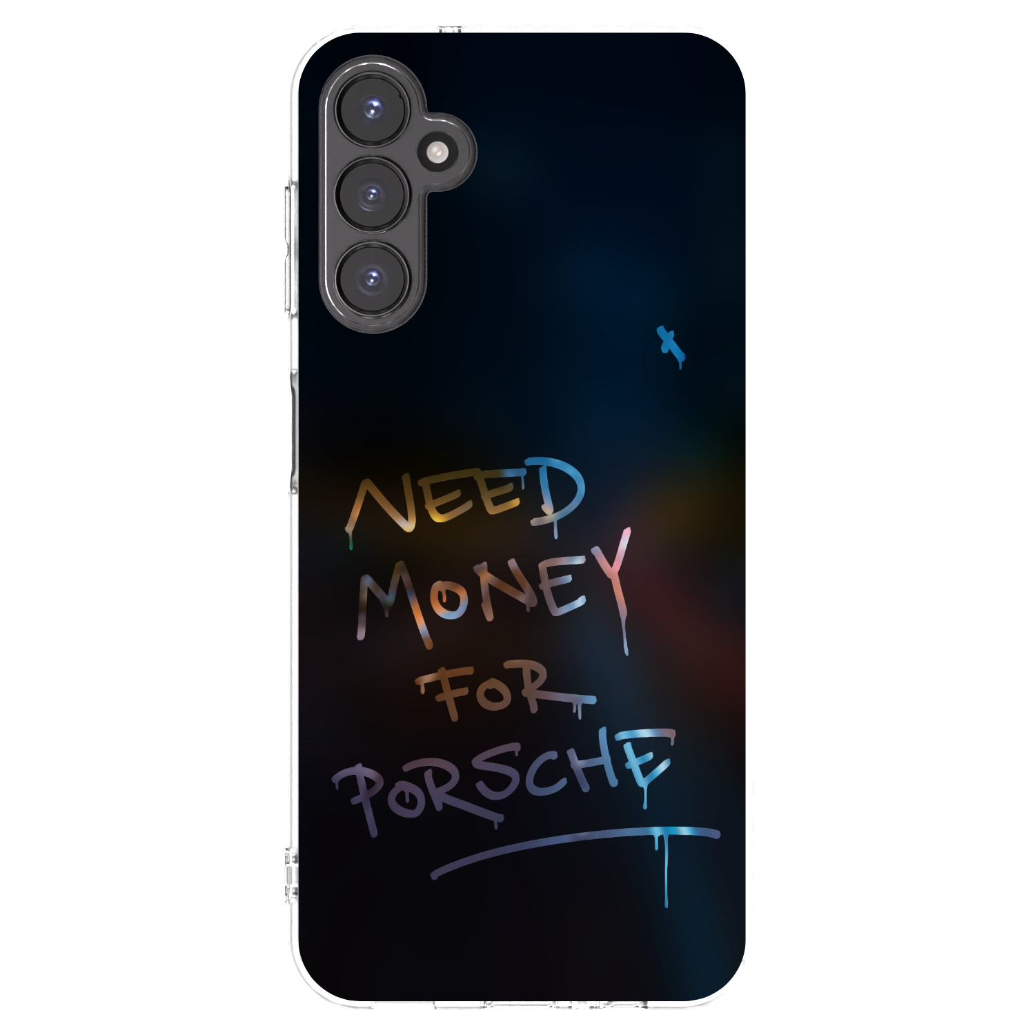 Picasee Samsung Galaxy A14 5G A146P Hülle - Transparentes Silikon - Neon Nights