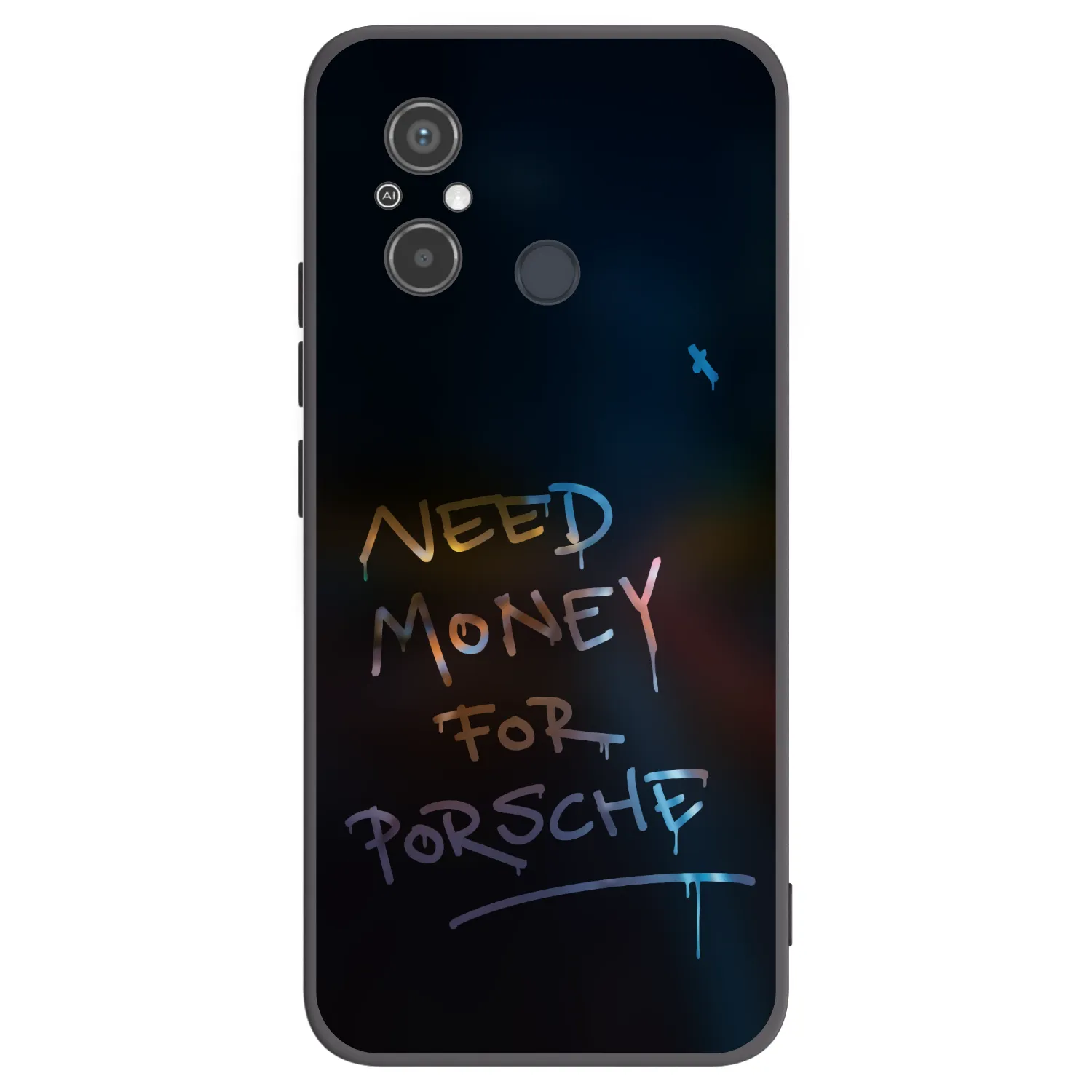 Picasee Xiaomi Redmi 12C Hülle - Schwarzes Silikon - Neon Nights
