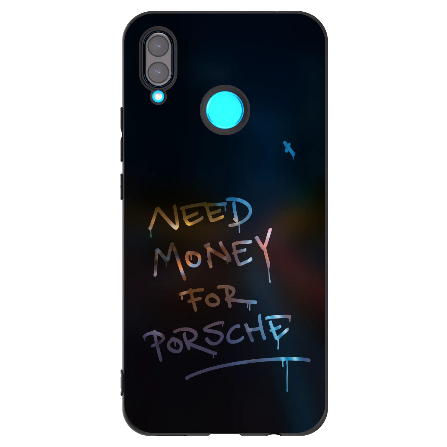 Picasee Huawei Nova 3 Hülle - Schwarzes Silikon - Neon Nights