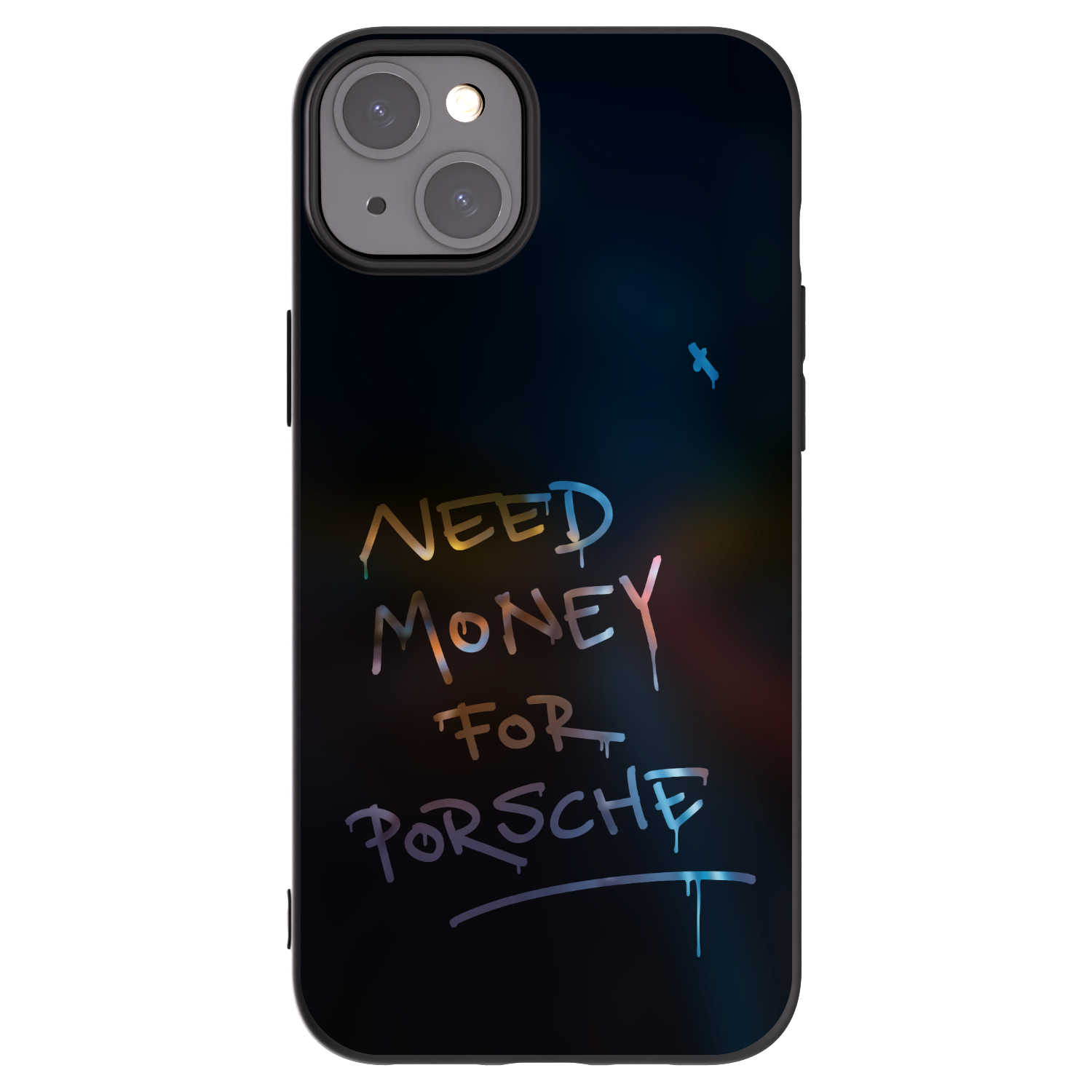 Picasee Apple iPhone 15 Plus Hülle - Schwarzes Silikon - Neon Nights