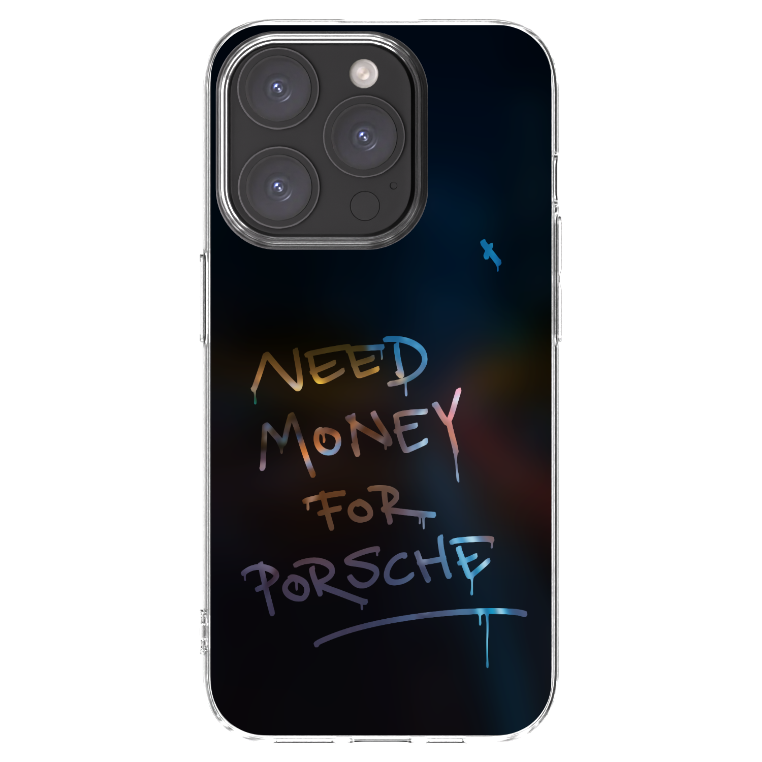 Picasee Apple iPhone 15 Pro Hülle - Transparentes Silikon - Neon Nights