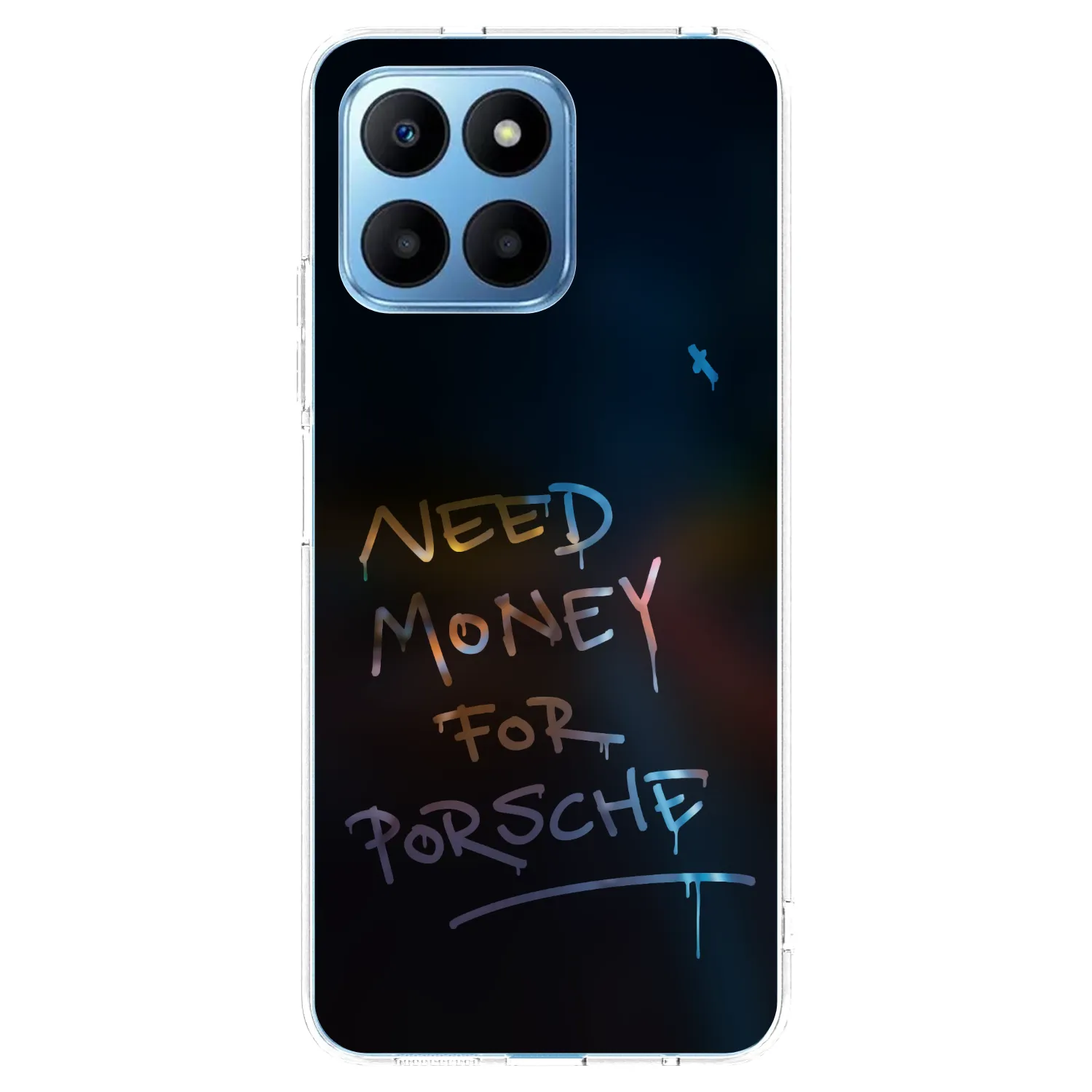 Picasee Honor 70 Lite Hülle - Transparentes Silikon - Neon Nights
