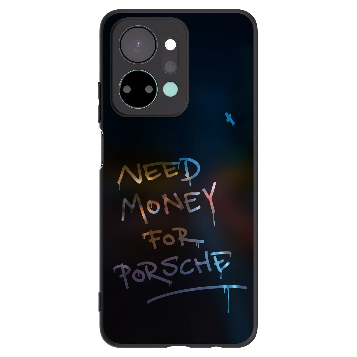 Picasee Honor X7a Hülle - Schwarzes Silikon - Neon Nights
