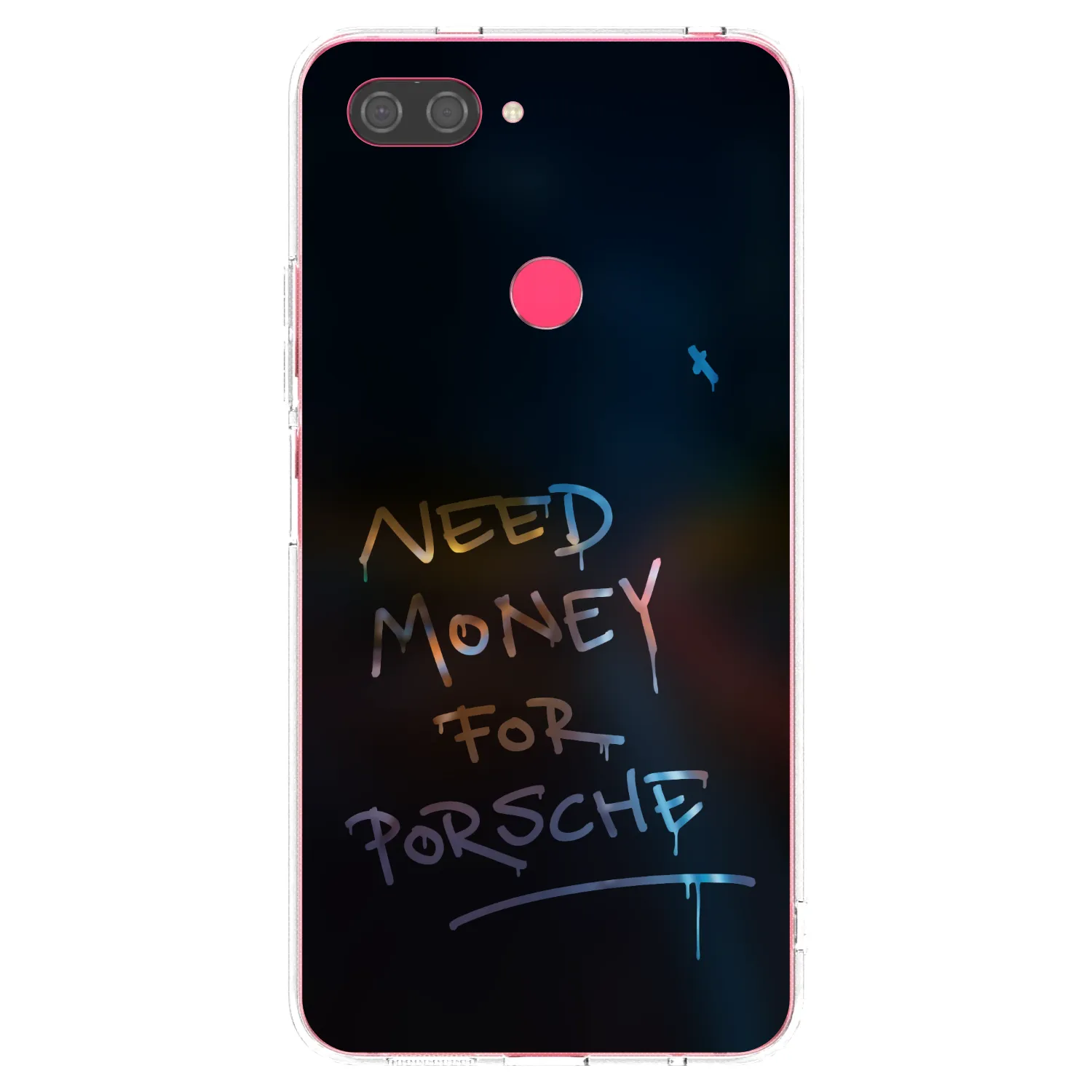 Picasee Xiaomi Mi 8 Lite Hülle - Transparentes Silikon - Neon Nights