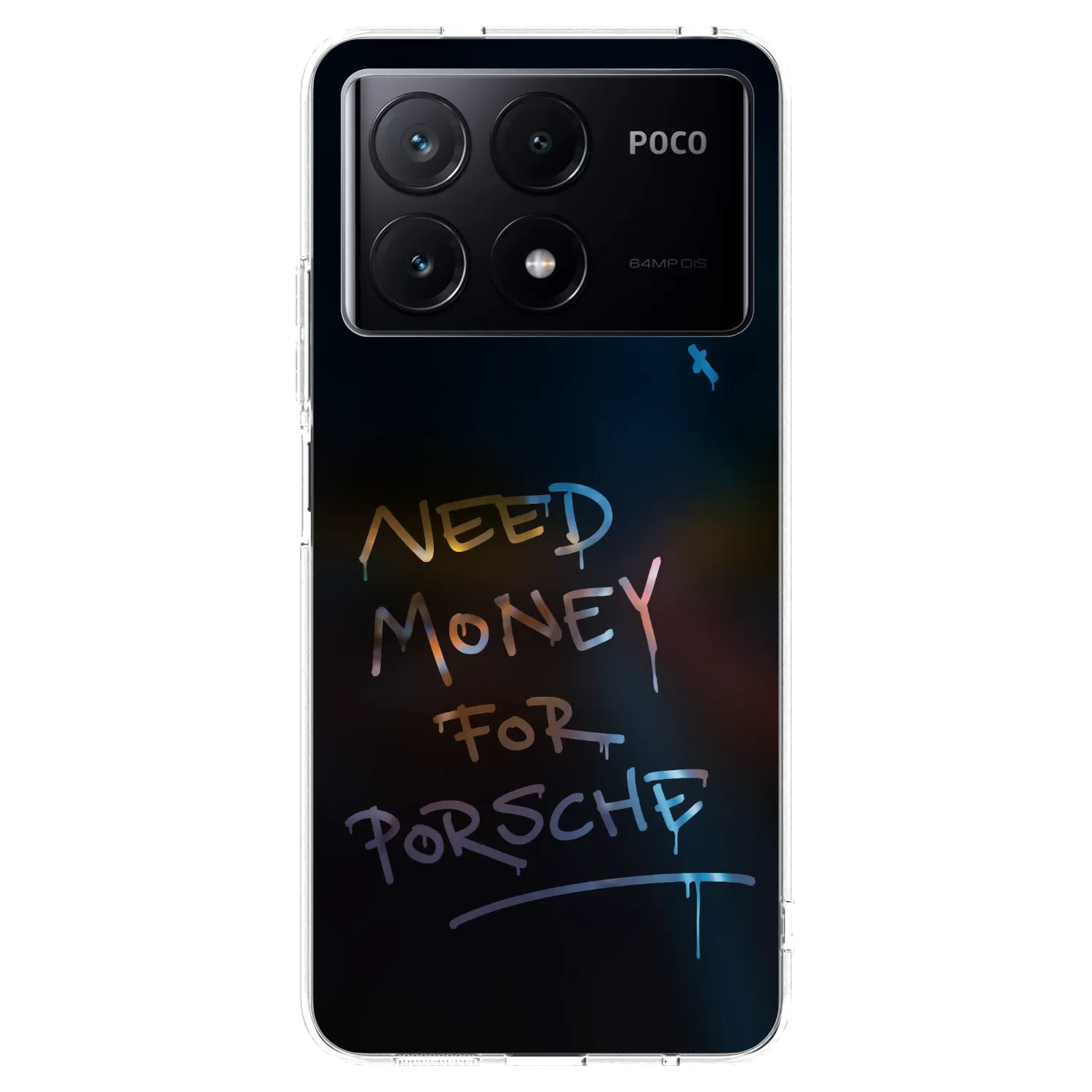 Picasee Xiaomi Poco X6 Pro Hülle - Transparentes Silikon - Neon Nights
