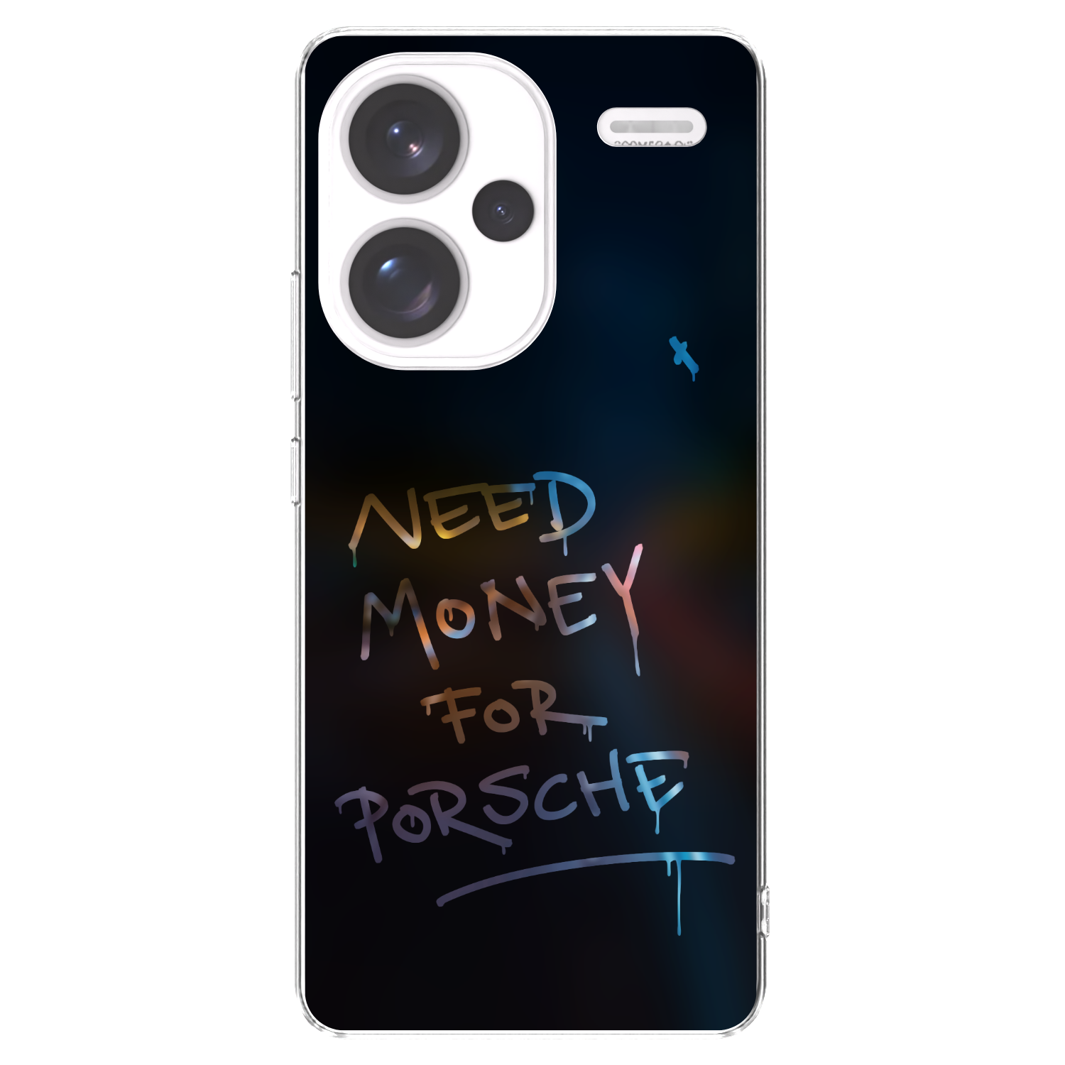 Picasee Xiaomi Redmi Note 13 Pro+ 5G Hülle - Transparentes Silikon - Neon Nights