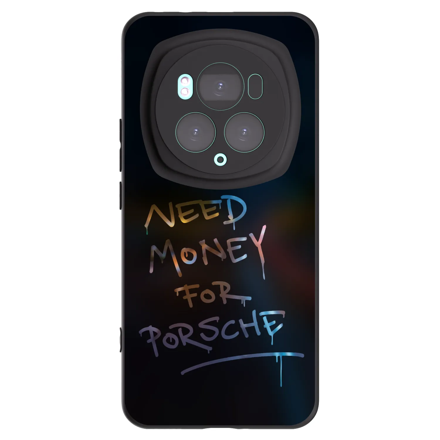 Picasee Honor Magic6 Pro Hülle - Schwarzes Silikon - Neon Nights