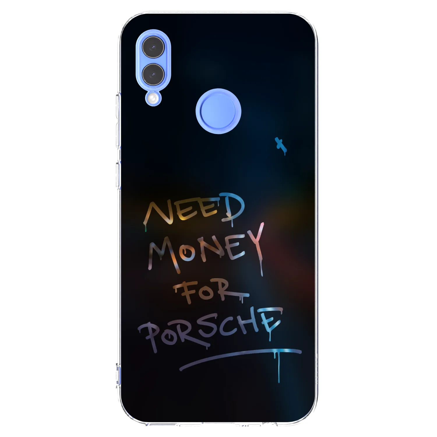 Picasee Huawei P Smart 2019 Hülle - Transparentes Silikon - Neon Nights