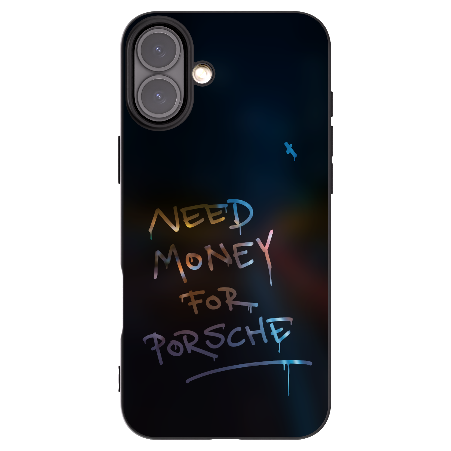 Picasee Apple iPhone 16 Plus Hülle - Schwarzes Silikon - Neon Nights