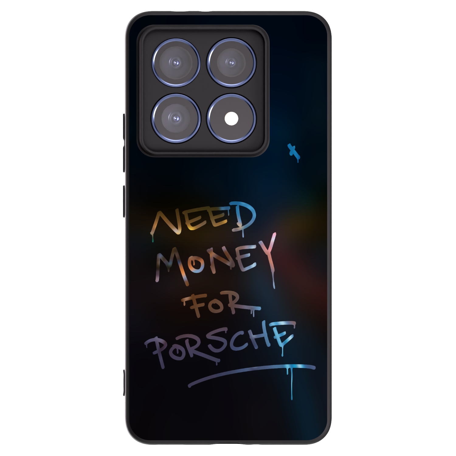Picasee Xiaomi 14T Pro Hülle - Schwarzes Silikon - Neon Nights