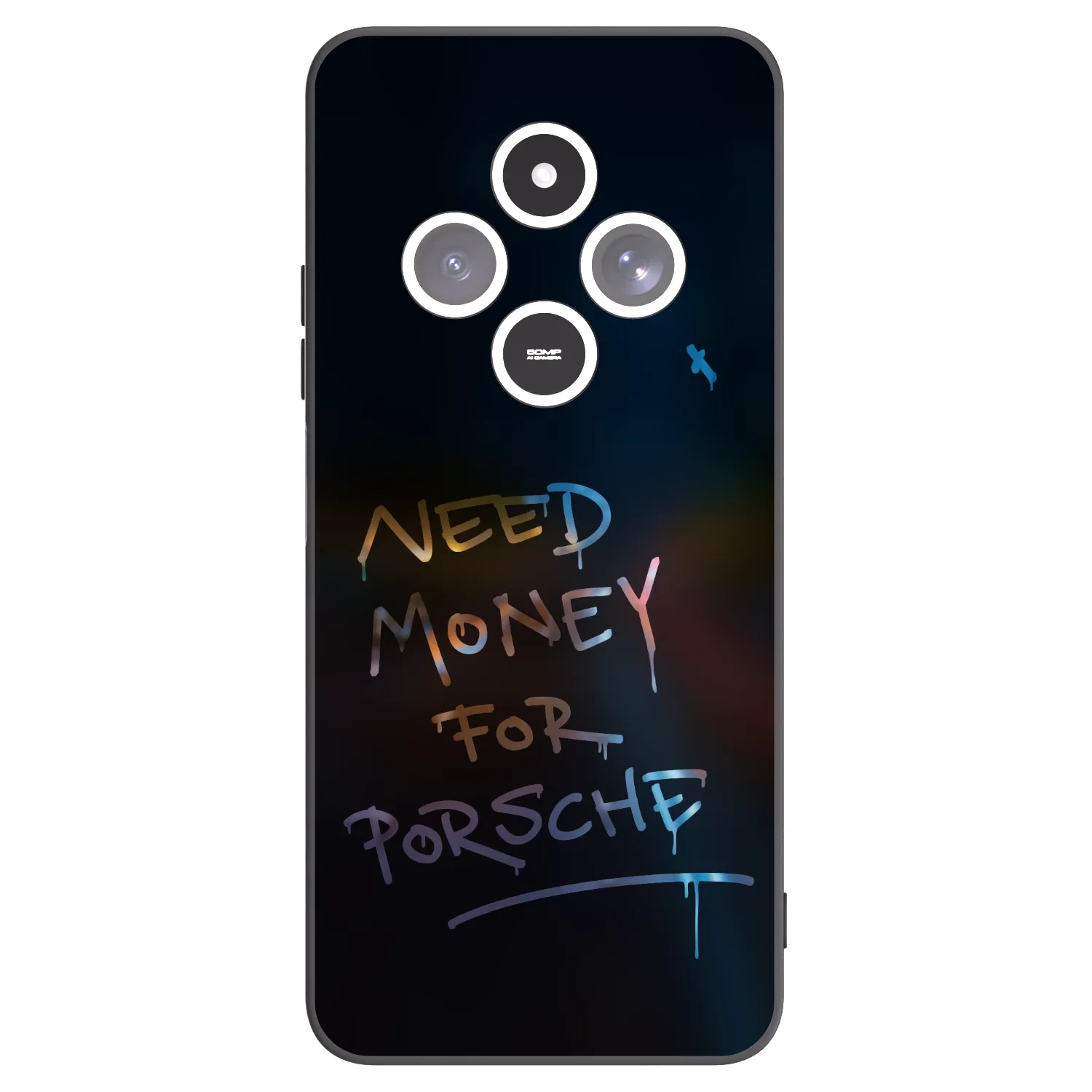 Picasee Xiaomi Redmi 14C Hülle - Schwarzes Silikon - Neon Nights