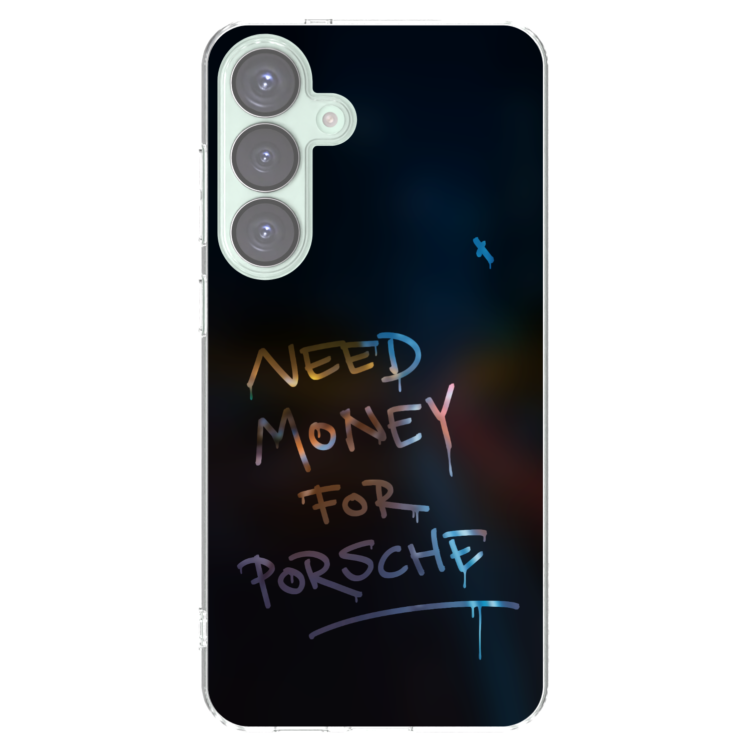 Picasee Samsung Galaxy S25+ 5G Hülle - Transparentes Silikon - Neon Nights
