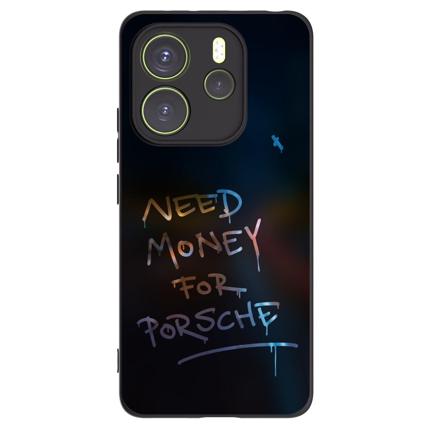 Picasee Xiaomi Redmi Note 14 4G Hülle - Schwarzes Silikon - Neon Nights