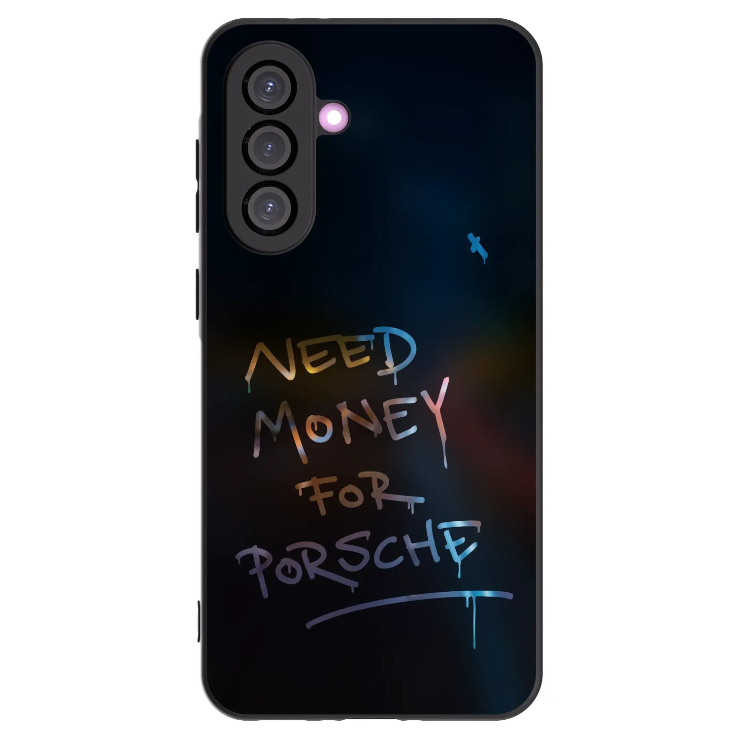 Picasee Samsung Galaxy A56 5G A566B Hülle - Schwarzes Silikon - Neon Nights