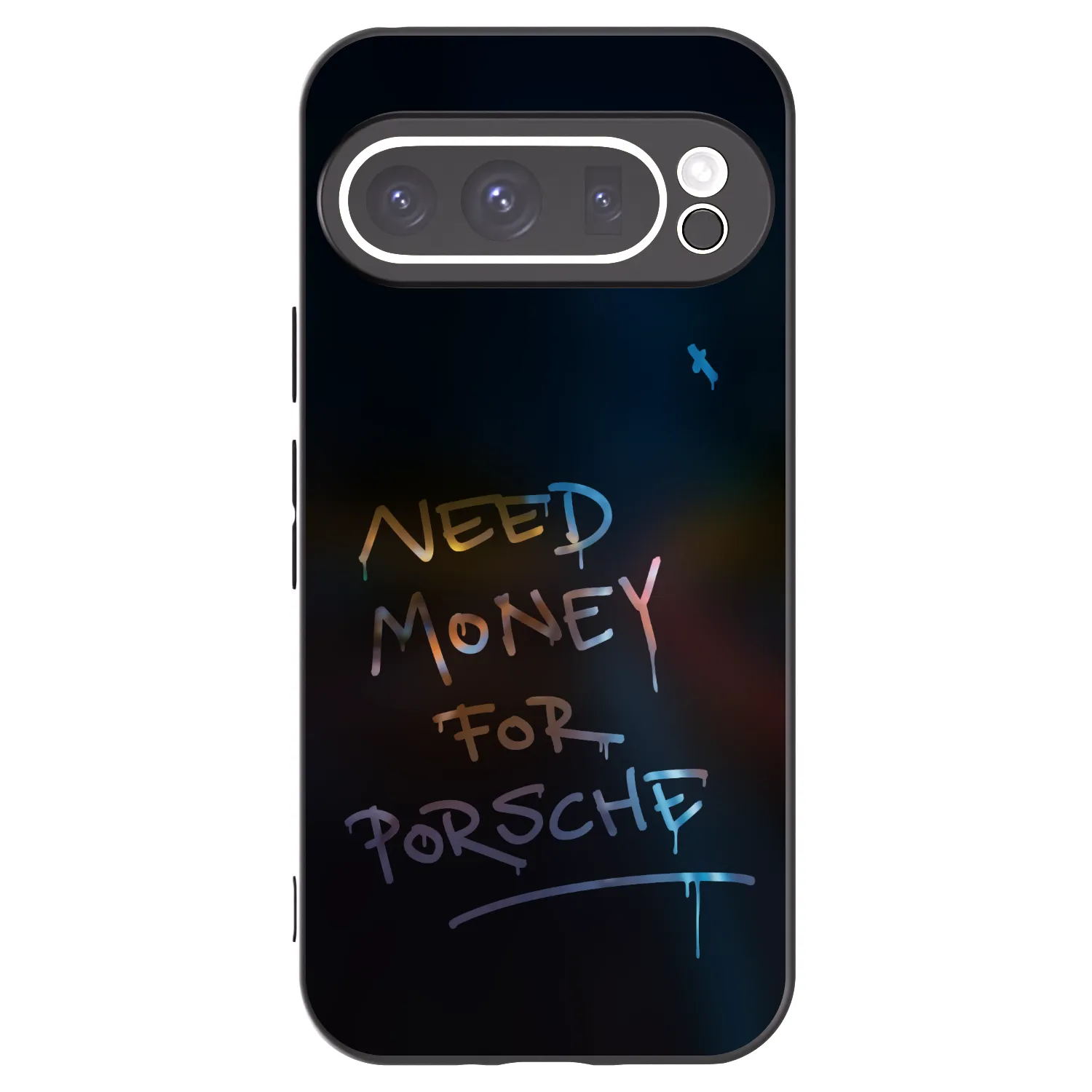 Picasee Google Pixel 9 Pro Hülle - Schwarzes Silikon - Neon Nights
