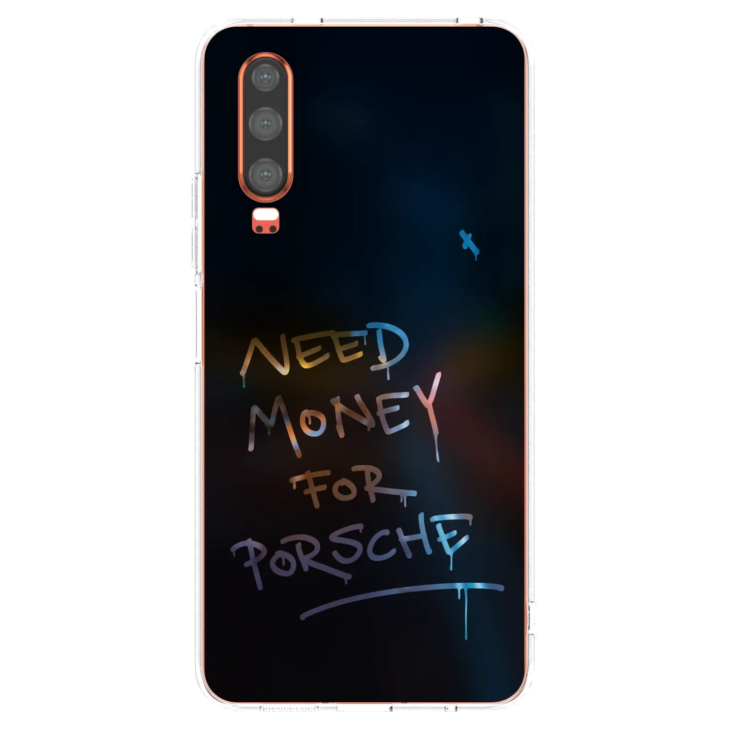 Picasee Huawei P30 Hülle - Transparentes Silikon - Neon Nights