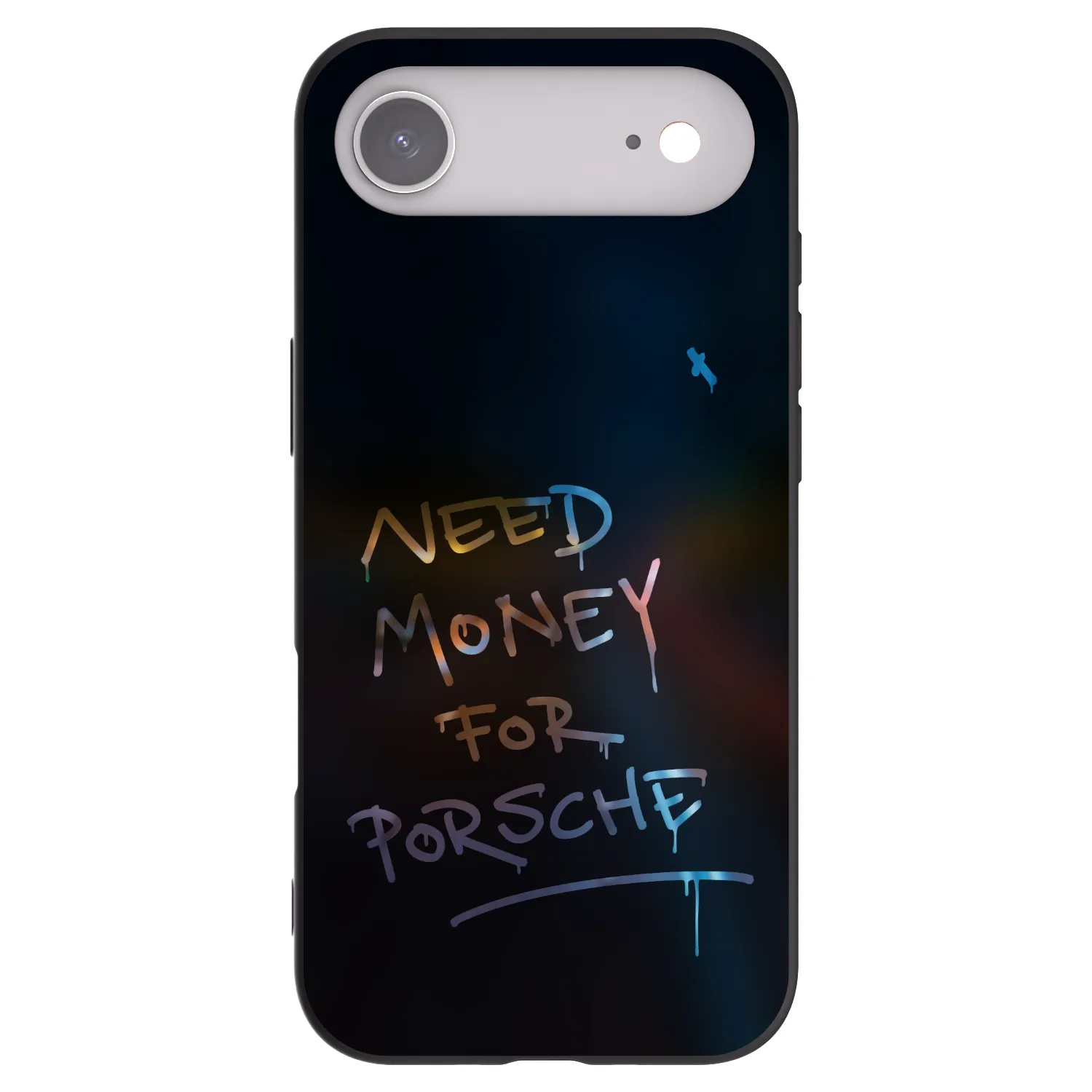 Picasee Apple iPhone Air Hülle - Schwarzes Silikon - Neon Nights