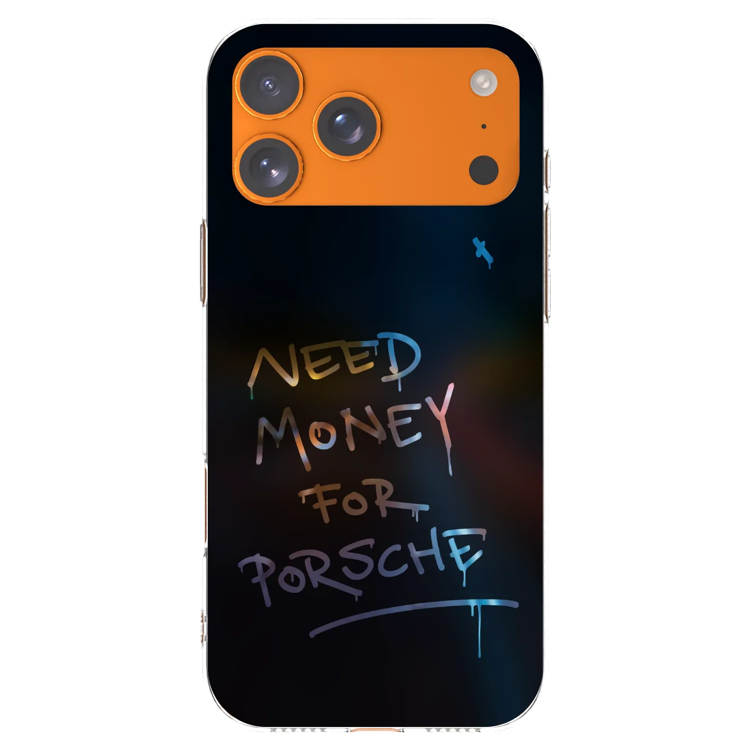 Picasee Apple iPhone 17 Pro Max Hülle - Transparentes Silikon - Neon Nights