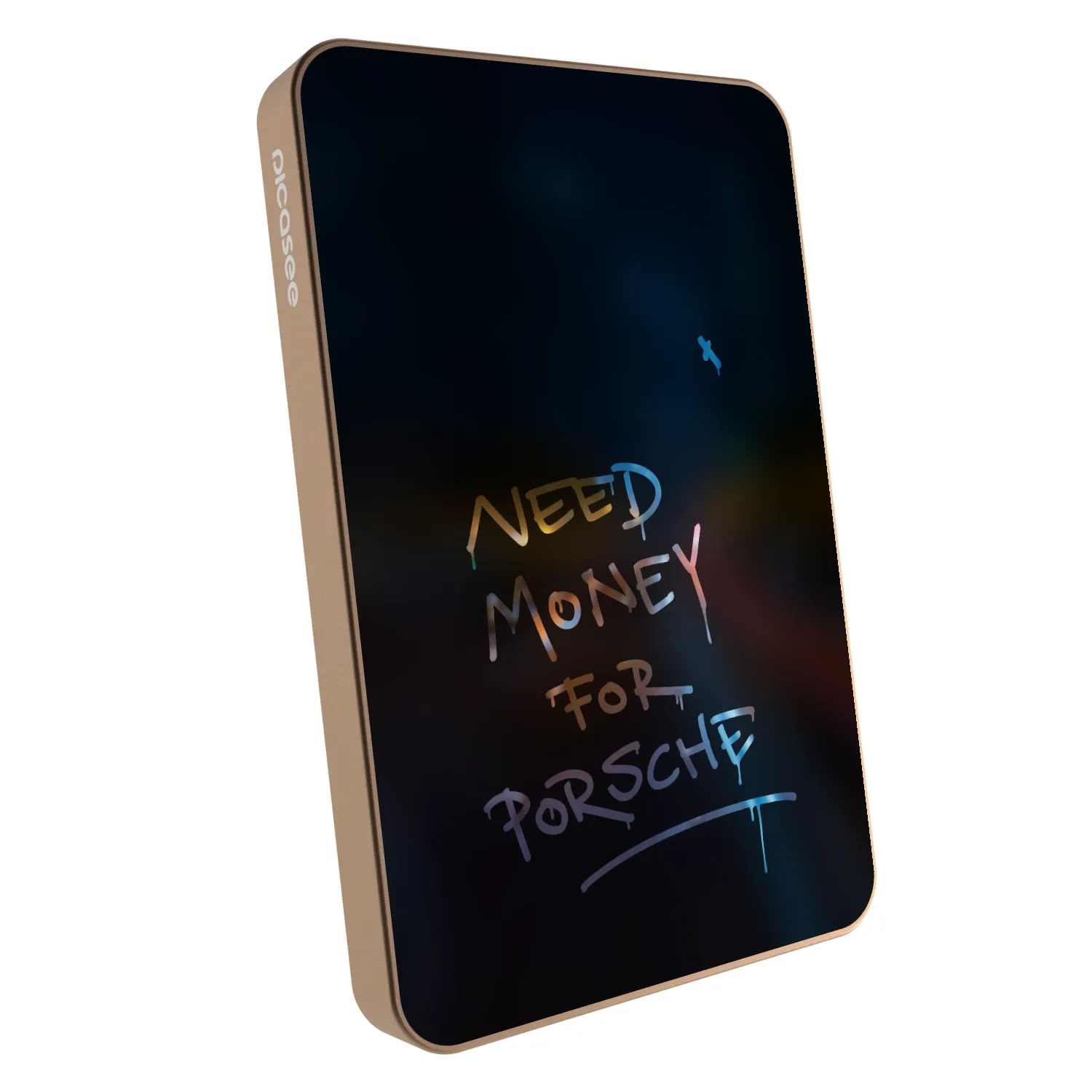 Picasee Powerbank mit MagSafe 5 000 mAh Golden - Neon Nights