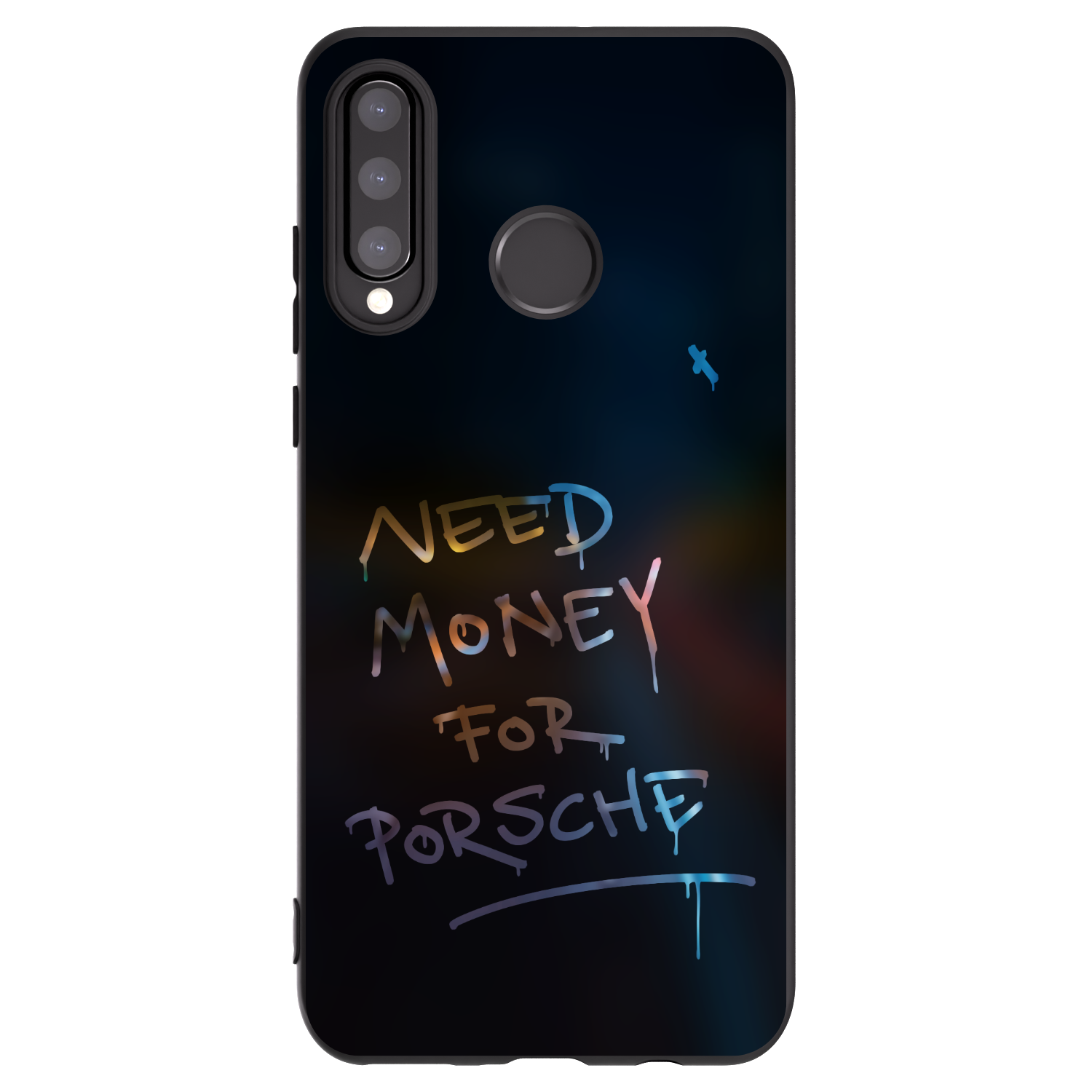 Picasee Huawei P30 Lite Hülle - Schwarzes Silikon - Neon Nights