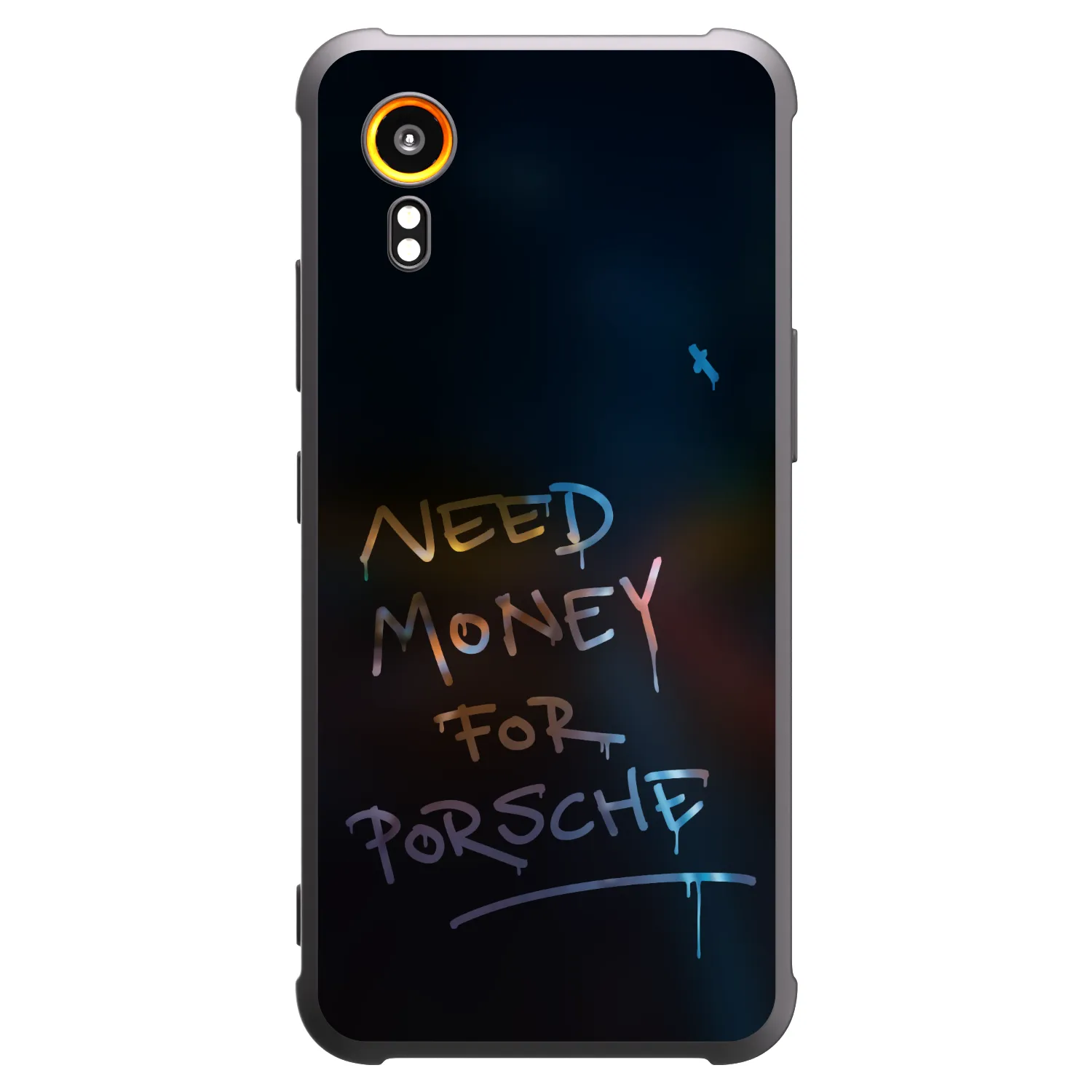 Picasee Samsung Galaxy Xcover 7 Hülle - Schwarzes Silikon - Neon Nights