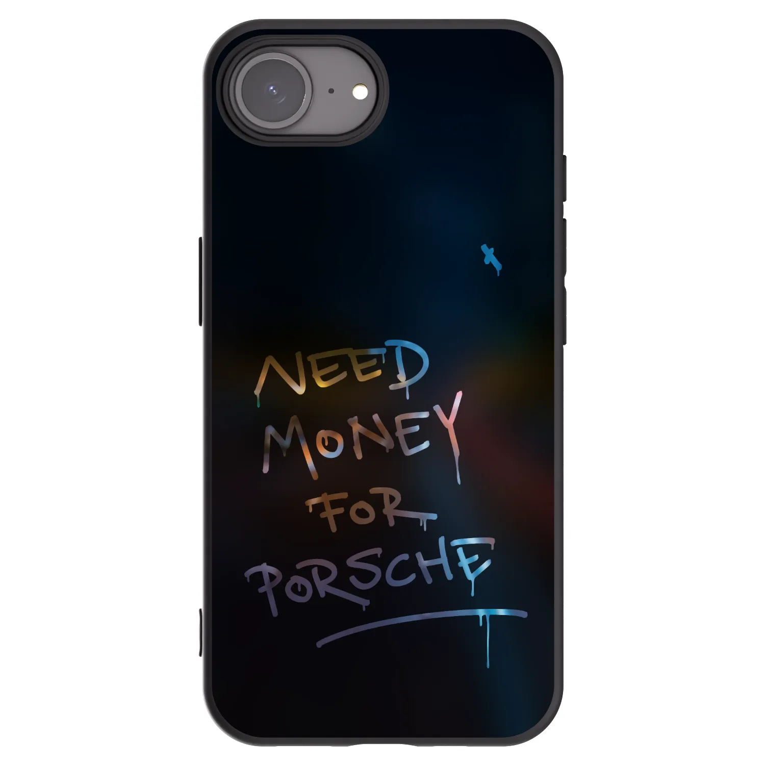 Picasee Apple iPhone 17e Hülle - Schwarzes Silikon - Neon Nights