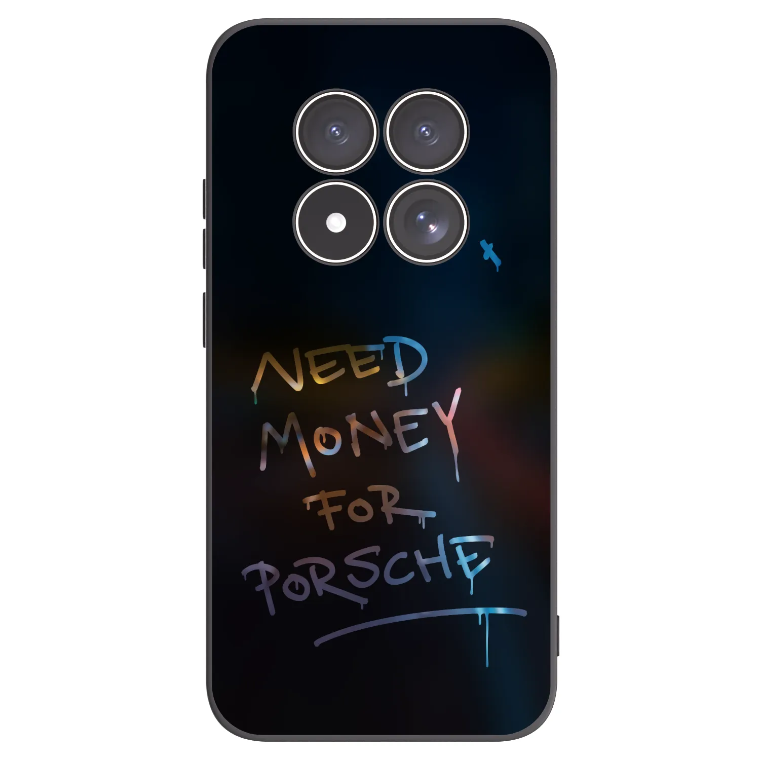 Picasee Xiaomi Redmi Note 15 Pro 5G Hülle - Schwarzes Silikon - Neon Nights