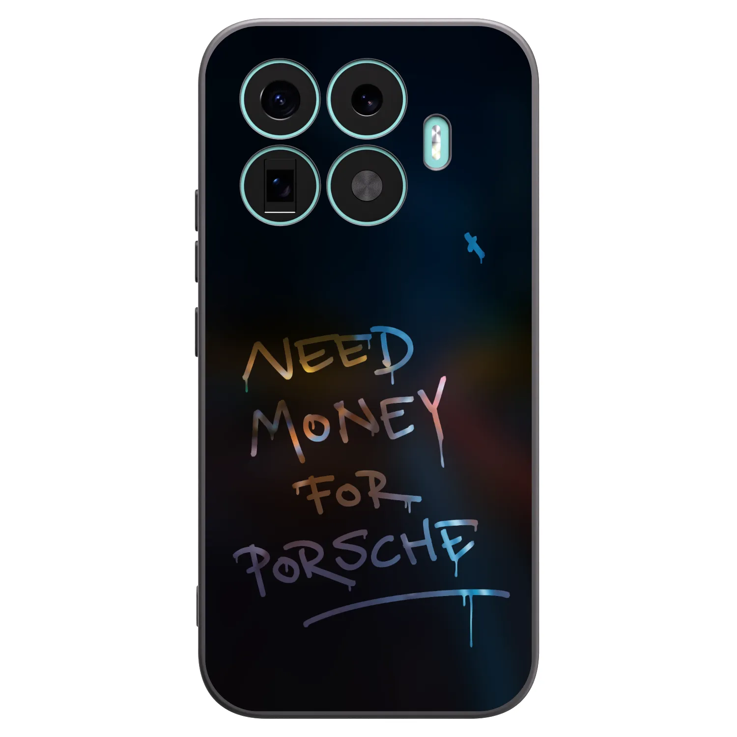 Picasee Xiaomi 17T Hülle - Schwarzes Silikon - Neon Nights