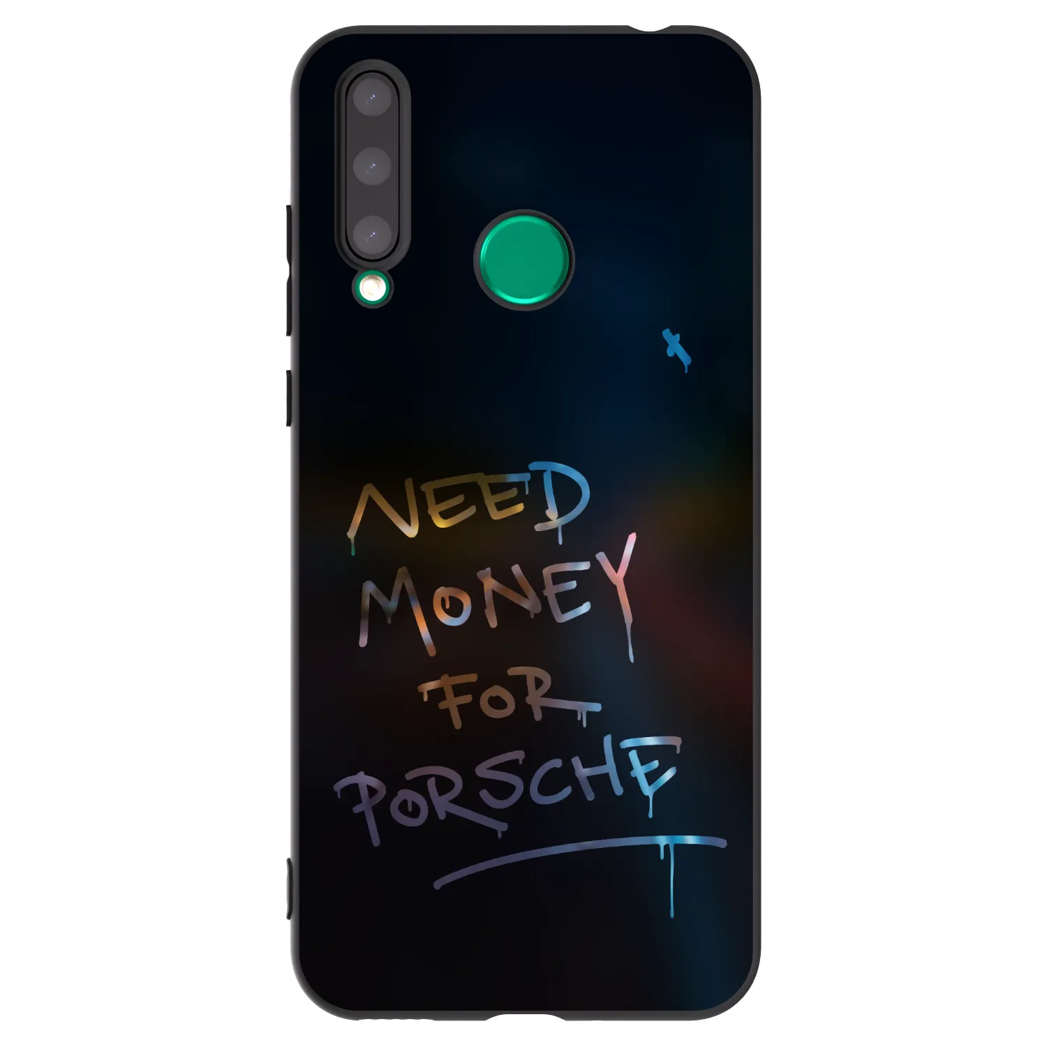 Picasee Honor 20 Lite Hülle - Schwarzes Silikon - Neon Nights
