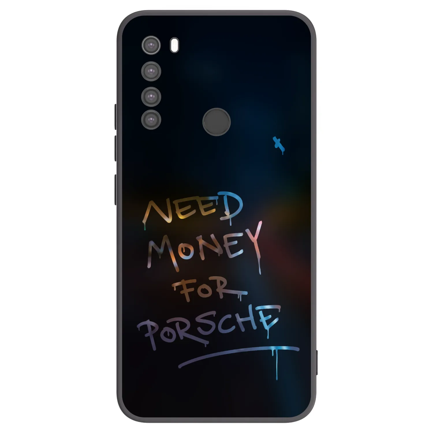 Picasee Xiaomi Redmi Note 8 Hülle - Schwarzes Silikon - Neon Nights