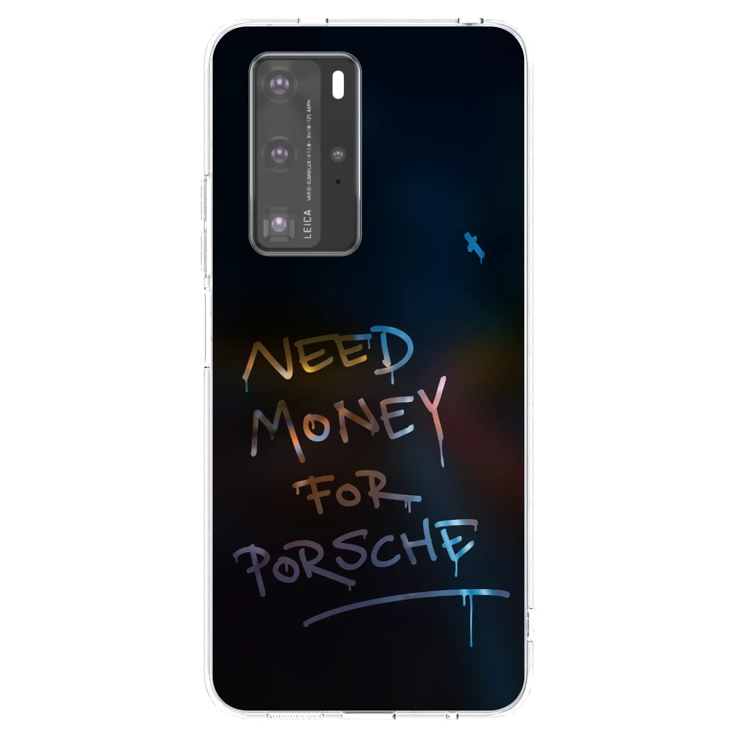 Picasee Huawei P40 Pro Hülle - Transparentes Silikon - Neon Nights