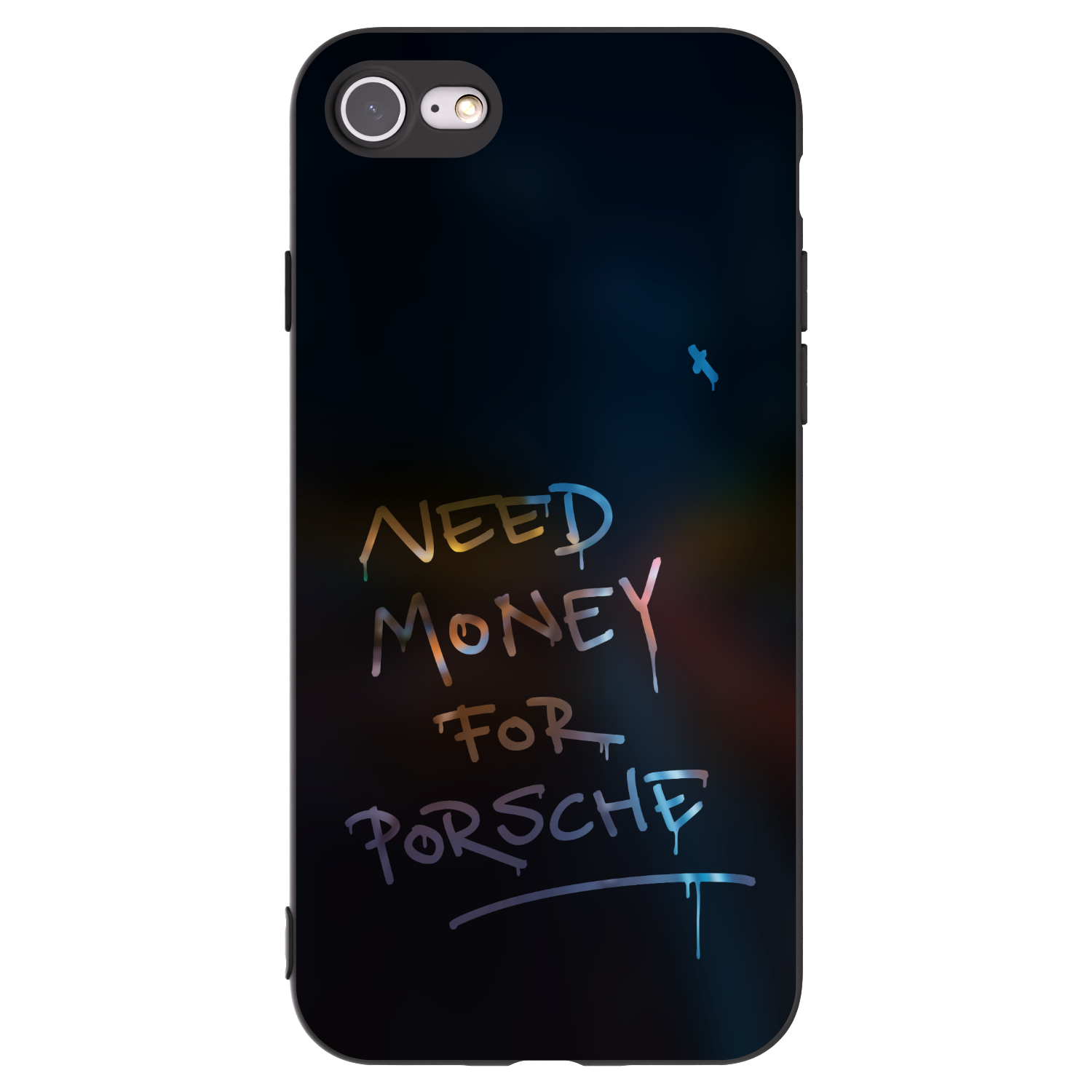 Picasee Apple iPhone SE 2020 Hülle - Schwarzes Silikon - Neon Nights