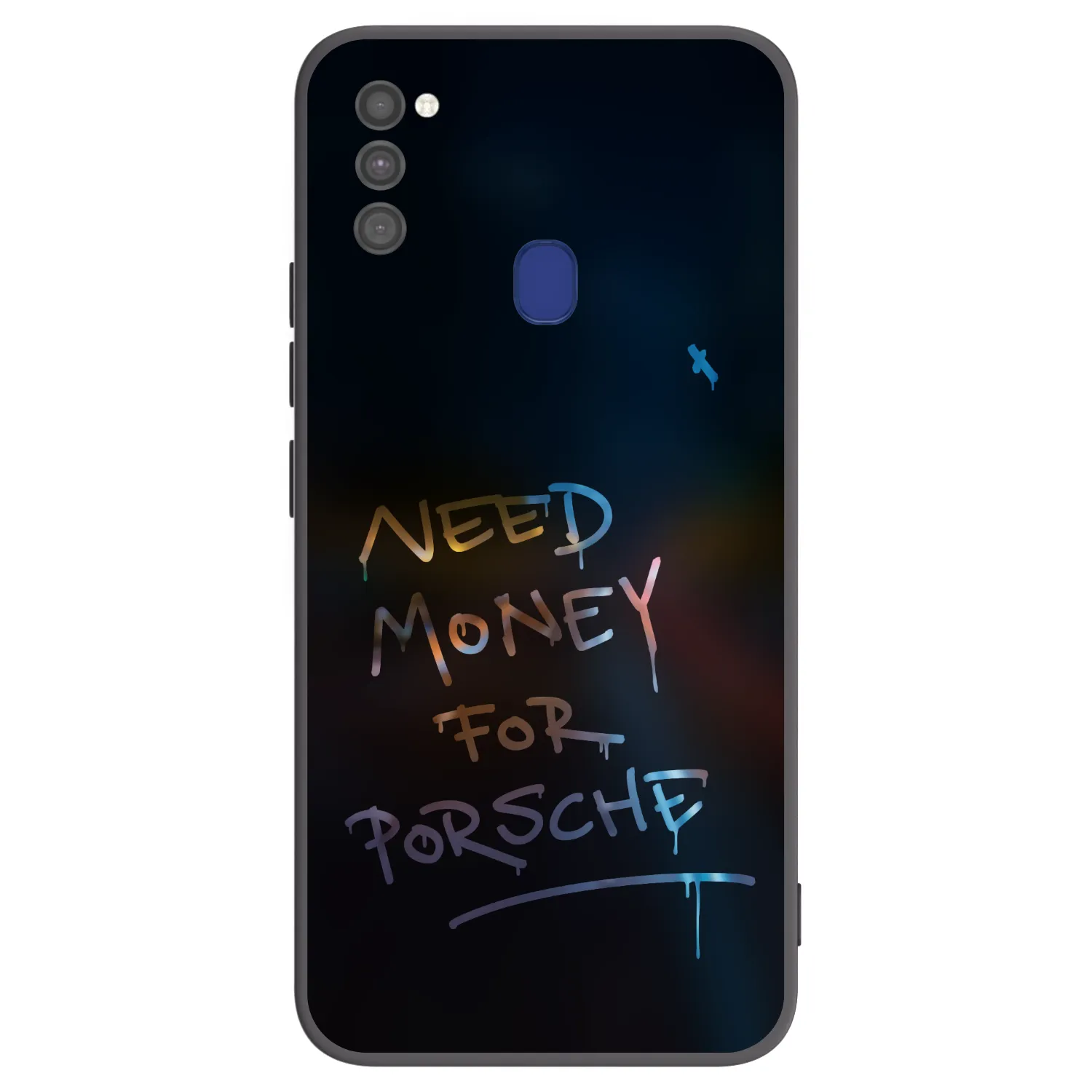 Picasee Samsung Galaxy M21 M215F Hülle - Schwarzes Silikon - Neon Nights