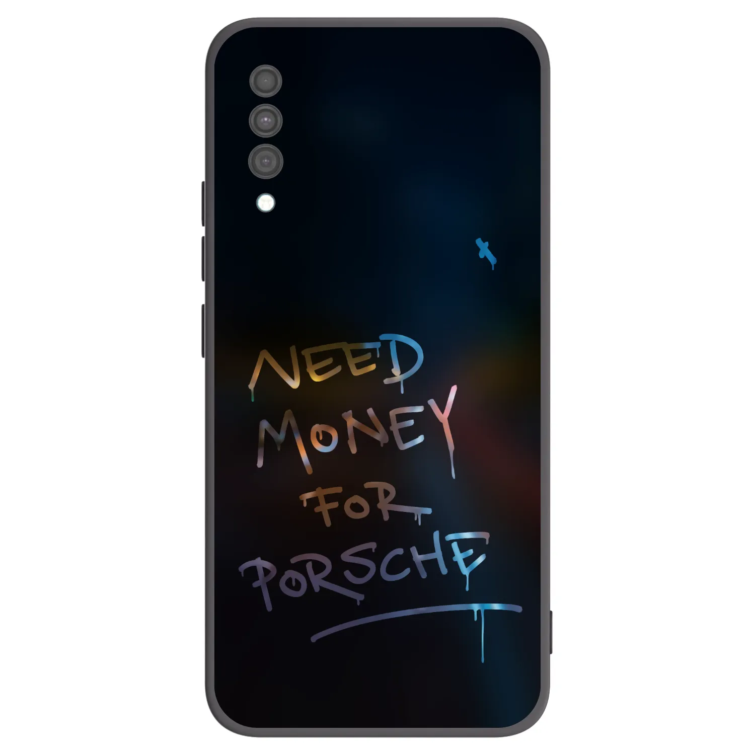 Picasee Samsung Galaxy A30s A307F Hülle - Schwarzes Silikon - Neon Nights