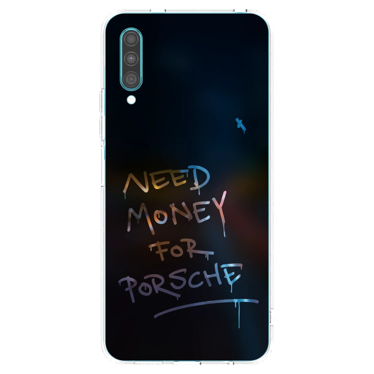 Picasee Samsung Galaxy A30s A307F Hülle - Transparentes Silikon - Neon Nights
