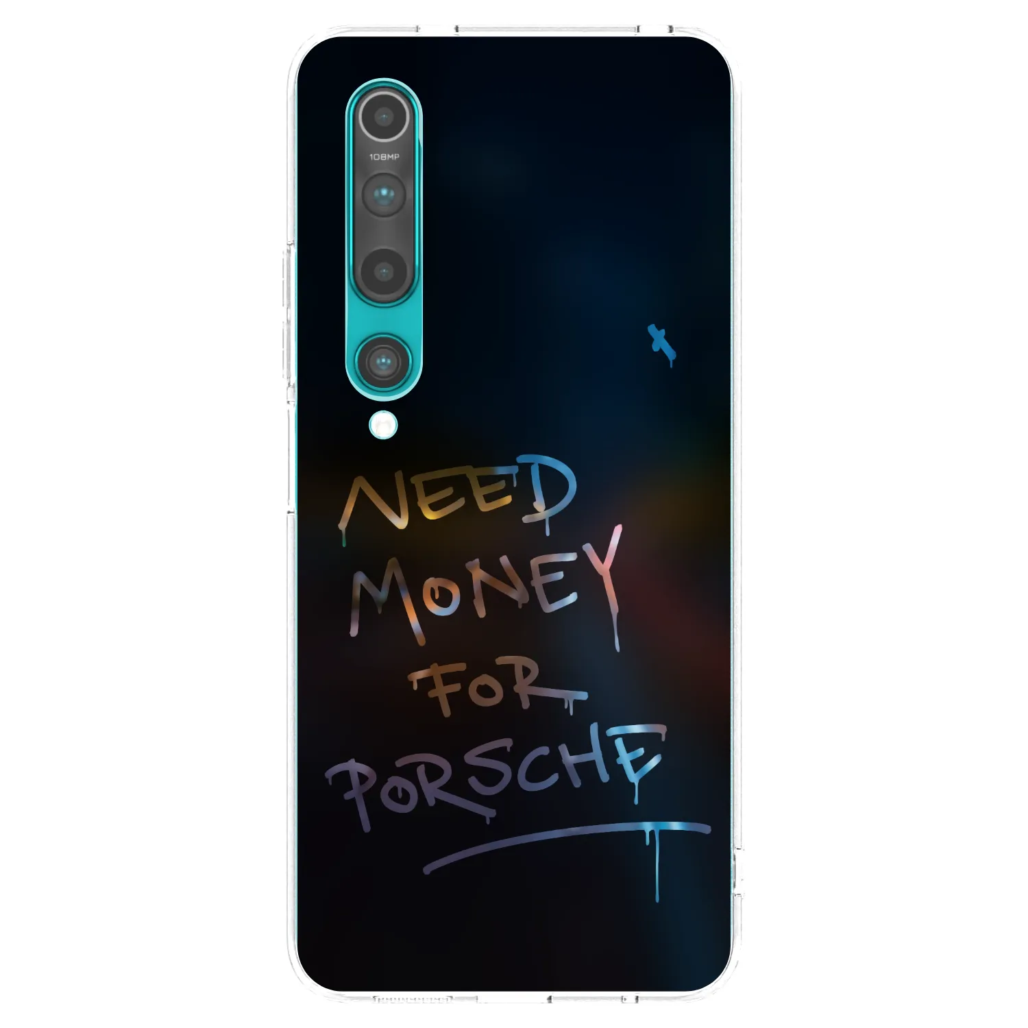 Picasee Xiaomi Mi 10 Hülle - Transparentes Silikon - Neon Nights