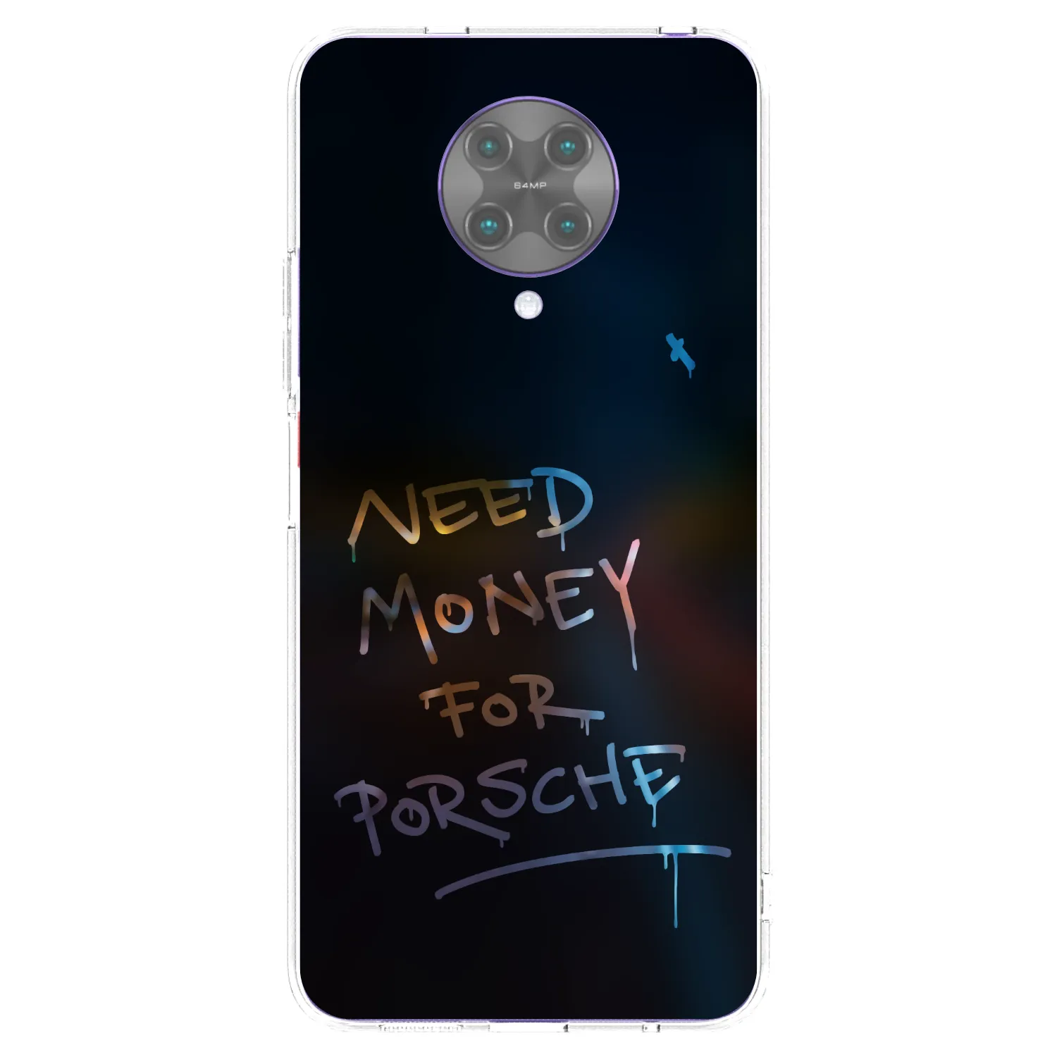 Picasee Xiaomi Poco F2 Pro Hülle - Transparentes Silikon - Neon Nights