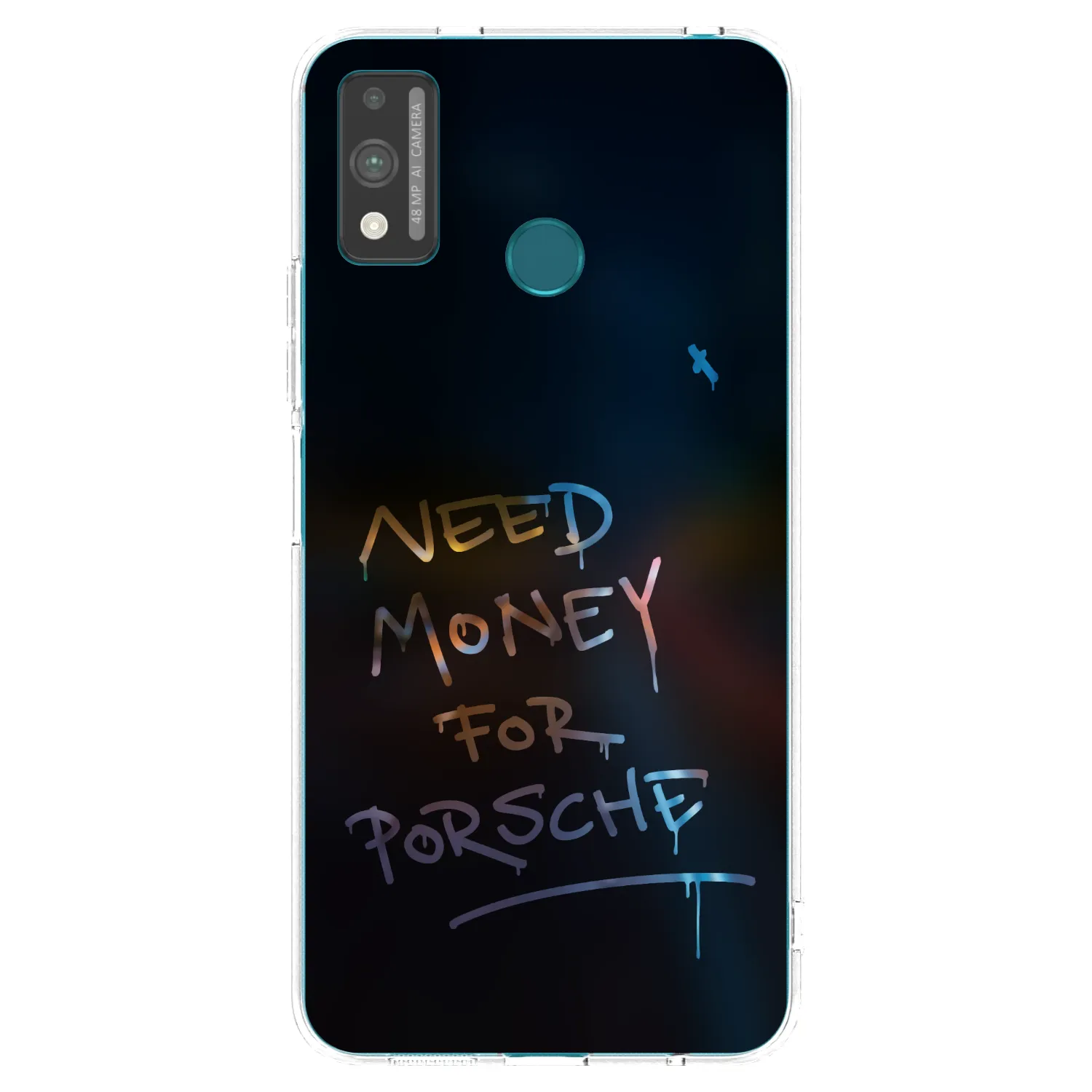 Picasee Honor 9X Lite Hülle - Transparentes Silikon - Neon Nights