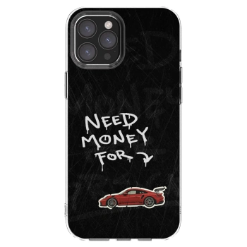 Picasee Apple iPhone 12 Pro Max Hülle - Transparentes Silikon - Track Mode