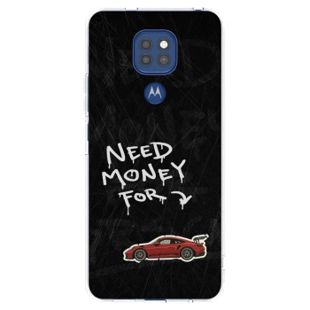 Picasee Motorola Moto G9 Play Hülle - Transparentes Silikon - Track Mode