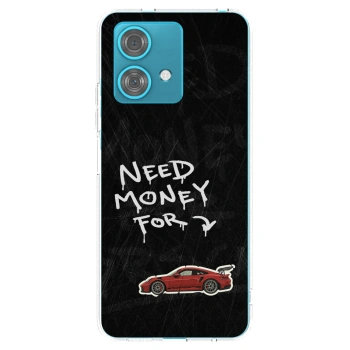 Picasee Motorola Edge 40 Neo Hülle - Transparentes Silikon - Track Mode