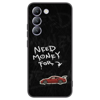 Picasee Vivo V40 SE 5G Hülle - Schwarzes Silikon - Track Mode