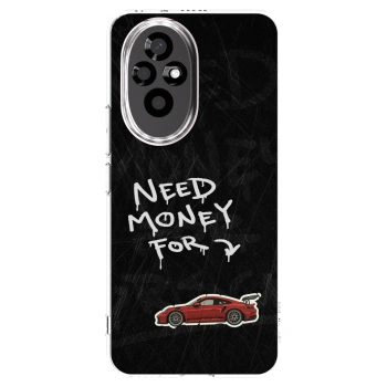 Picasee Honor 200 5G Hülle - Transparentes Silikon - Track Mode