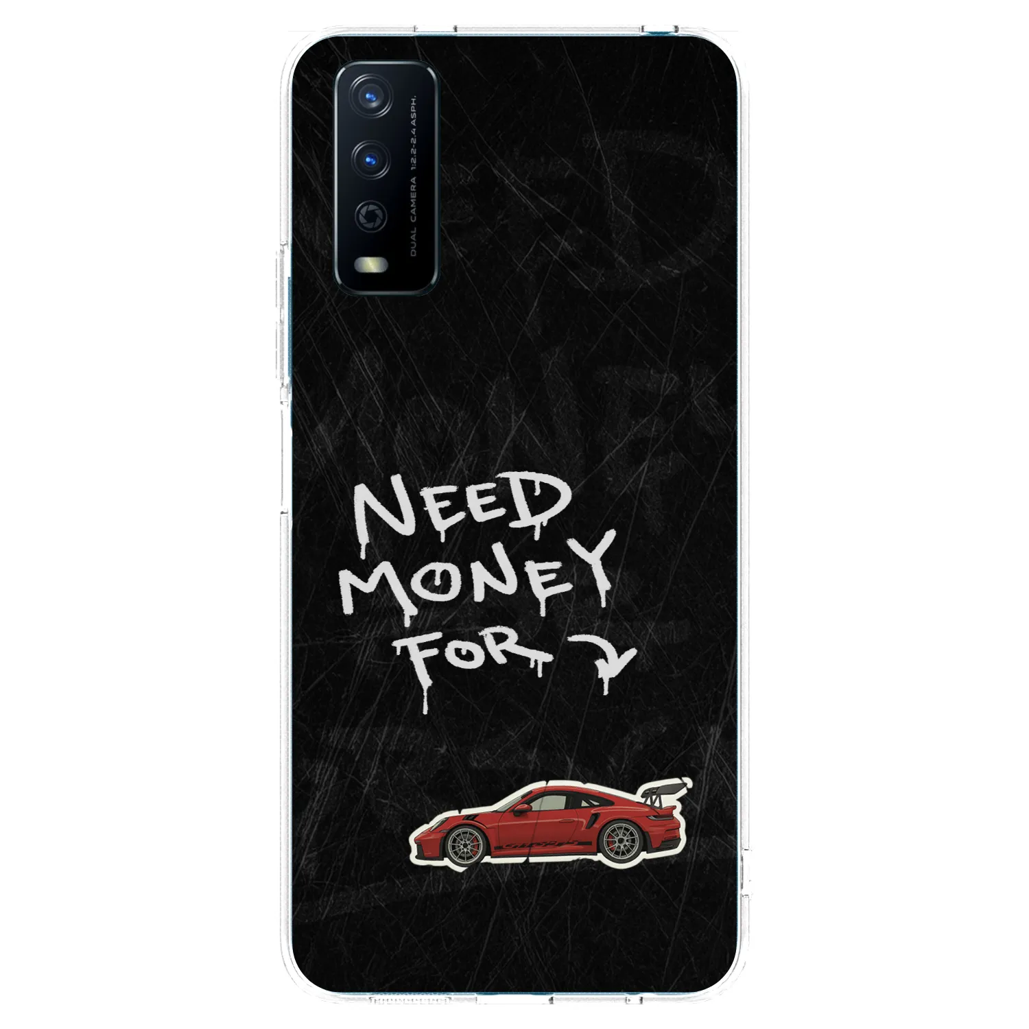 Picasee Vivo Y11s Hülle - Transparentes Silikon - Track Mode