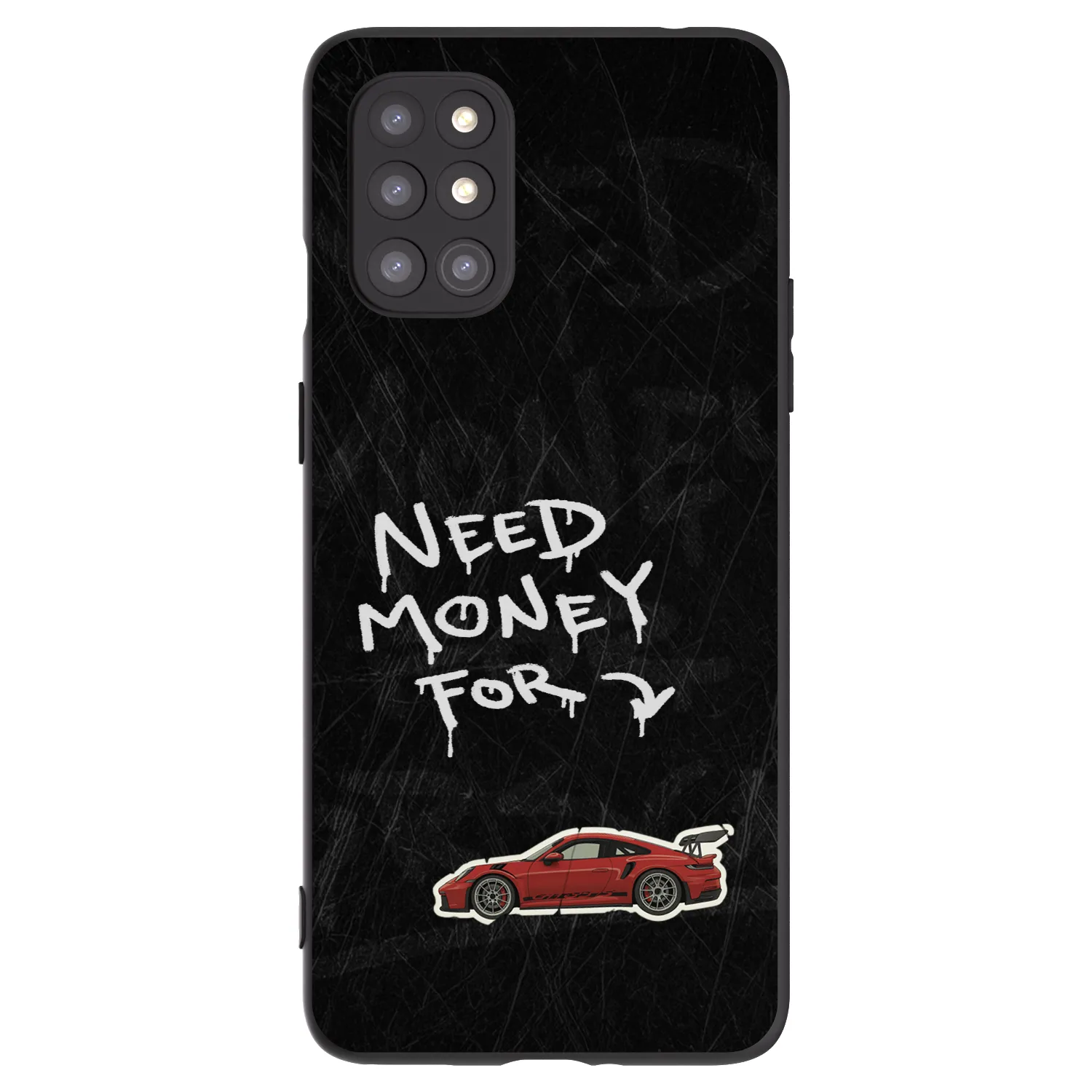 Picasee OnePlus 8T Hülle - Schwarzes Silikon - Track Mode