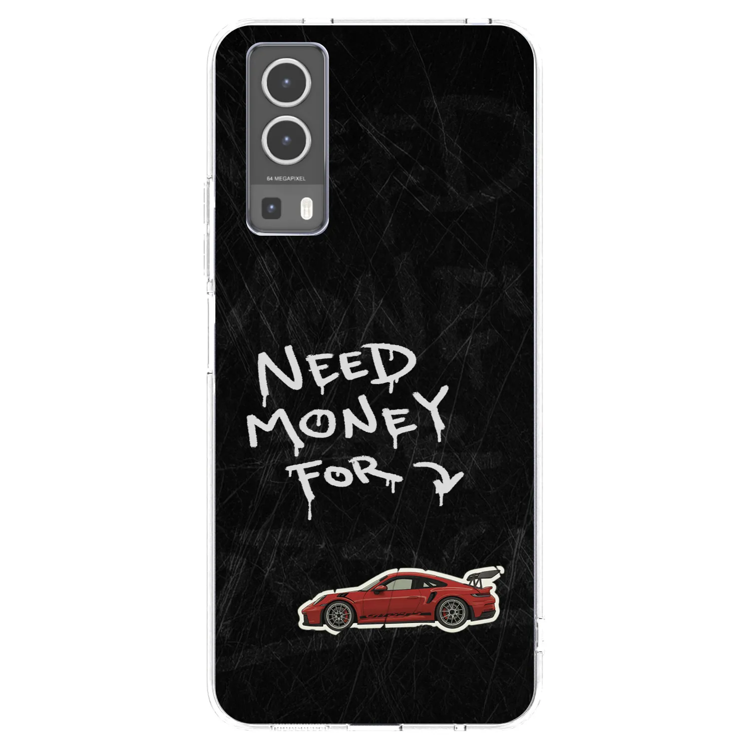 Picasee Vivo Y72 5G Hülle - Transparentes Silikon - Track Mode