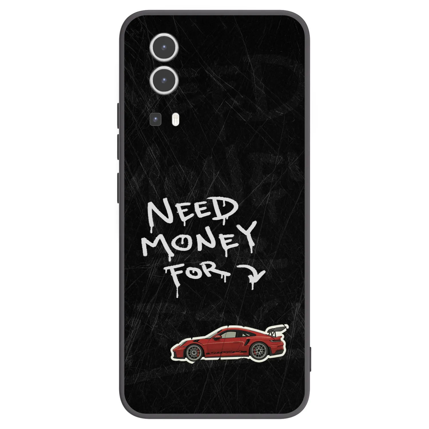 Picasee Vivo Y72 5G Hülle - Schwarzes Silikon - Track Mode