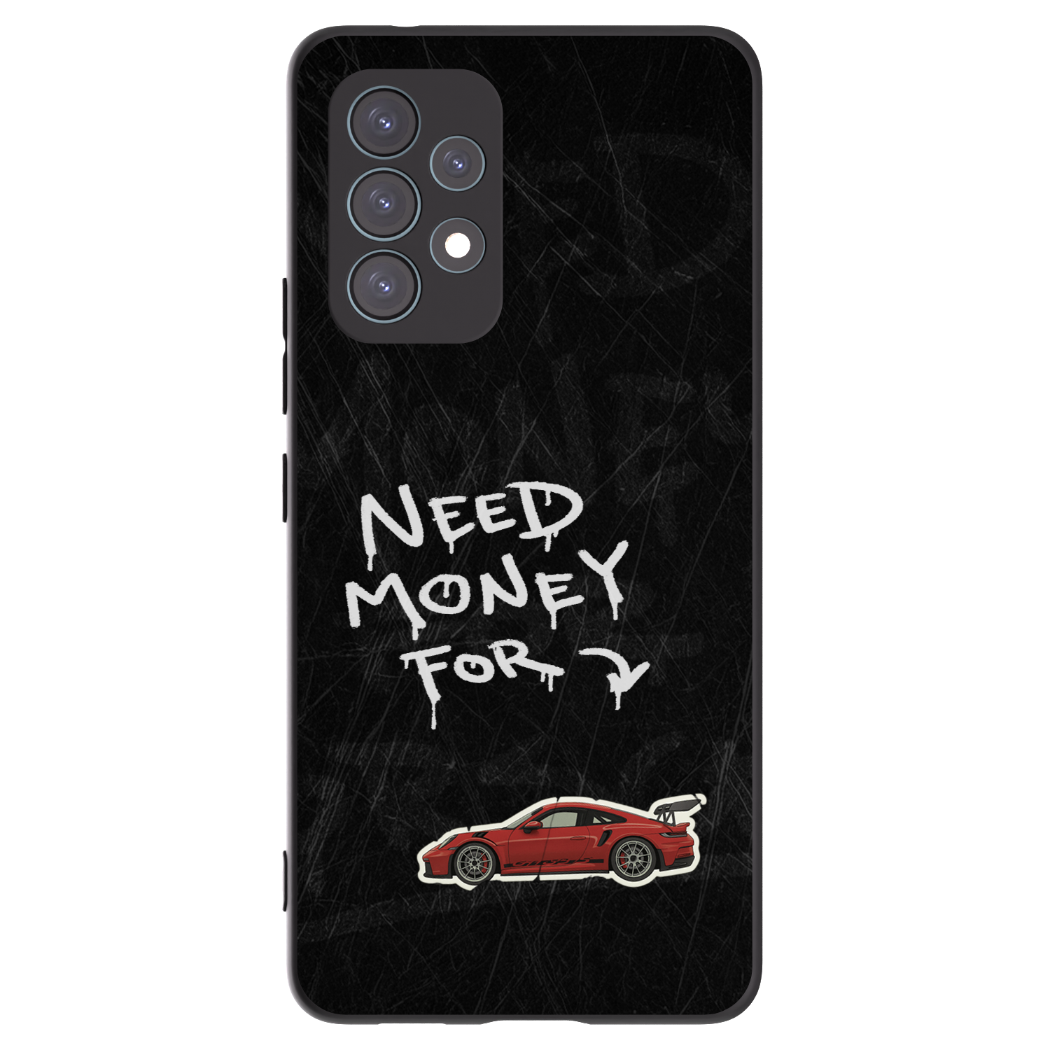 Picasee Samsung Galaxy A53 5G A536 Hülle - Schwarzes Silikon - Track Mode