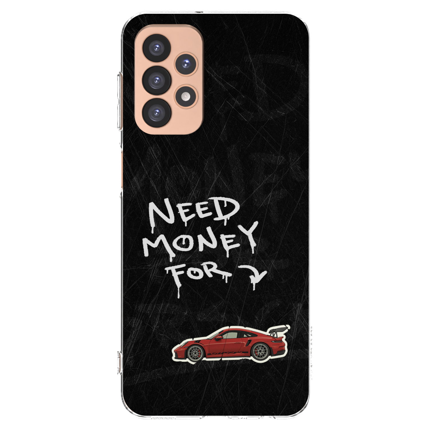 Picasee Samsung Galaxy A23 A236B 5G Hülle - Transparentes Silikon - Track Mode